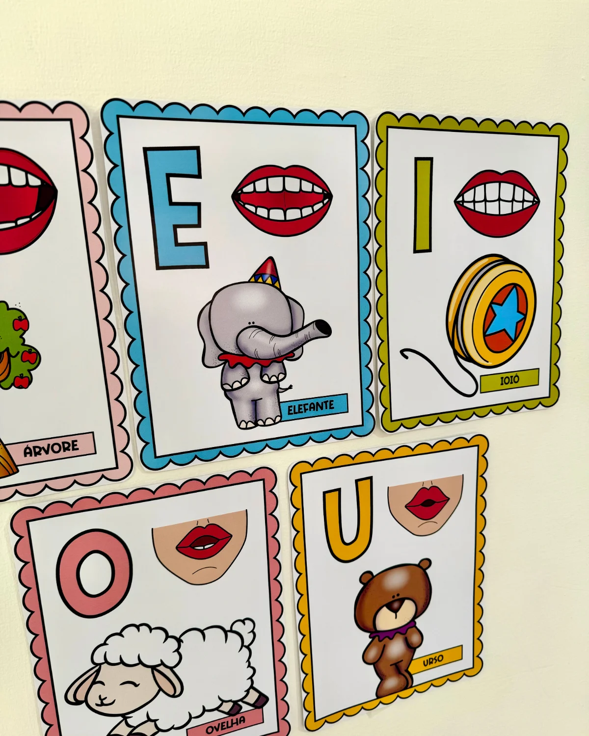Cards das Vogais – Atividades para Imprimir — amostra 1: Recurso excelente para reconhecimento das vogais