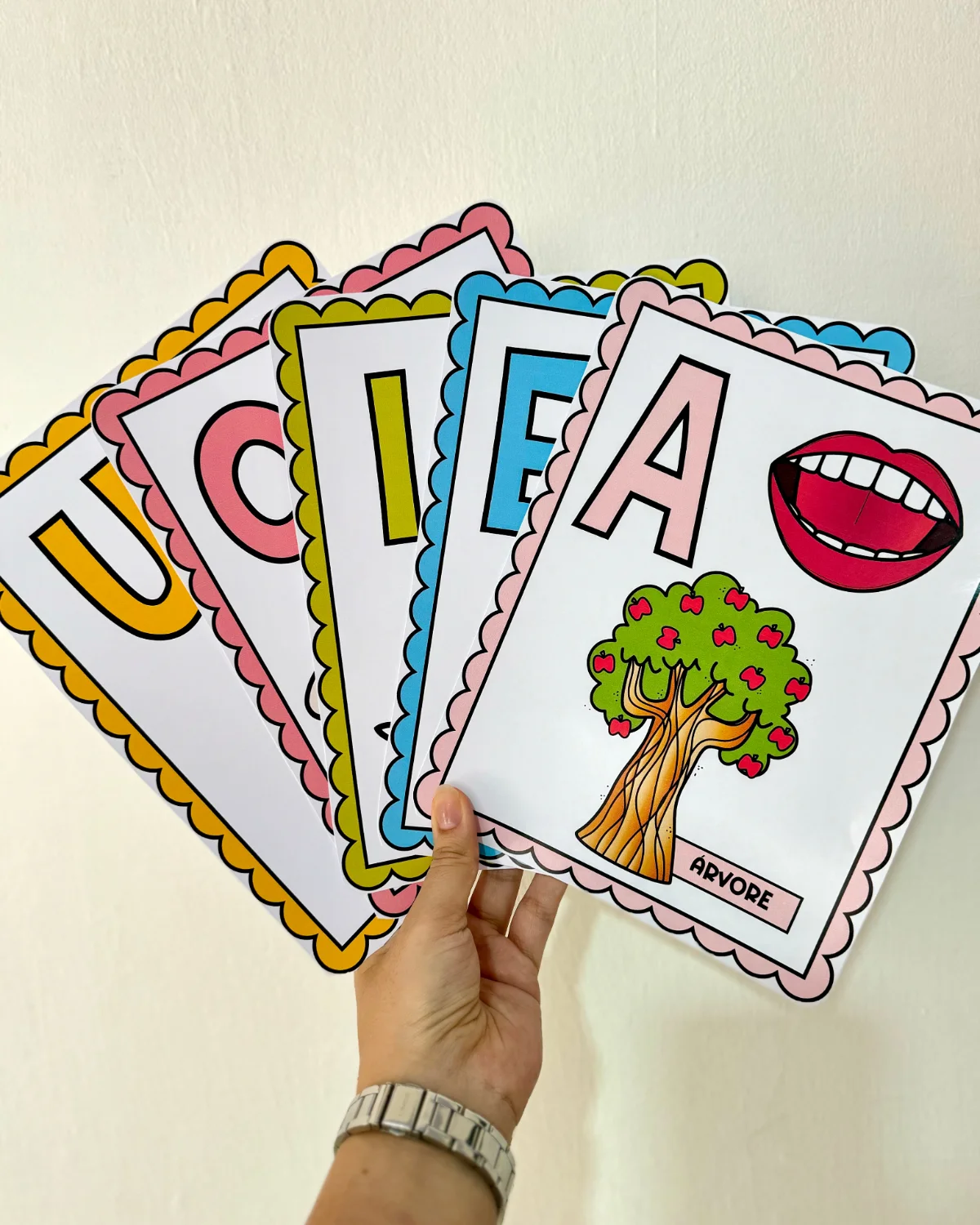Cards das Vogais – Atividades para Imprimir — Alfabetização para Educação Infantil: Recurso excelente para reconhecimento…