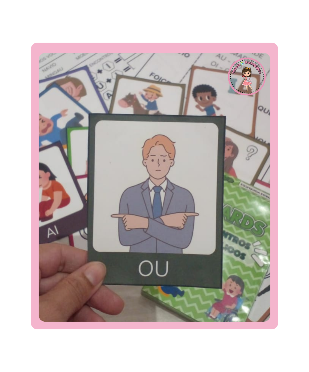 Cards de encontros vocálicos para imprimir — amostra 1: Como aplicar o material em sala