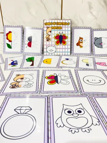 Cards de Simetria e Pintura: Atividades Educativas de Arte/Matemática — amostra 1: Recomendações de Impressão e Durabilidade