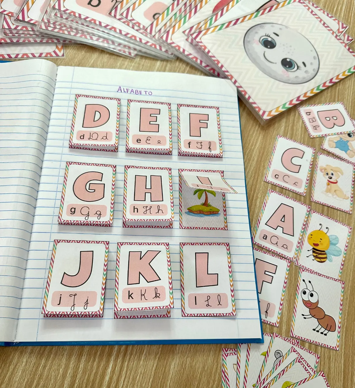 Cards do Alfabeto para Pareamento de Letras e Imagens — Alfabetização para Educação Infantil: Explore letras e sons…