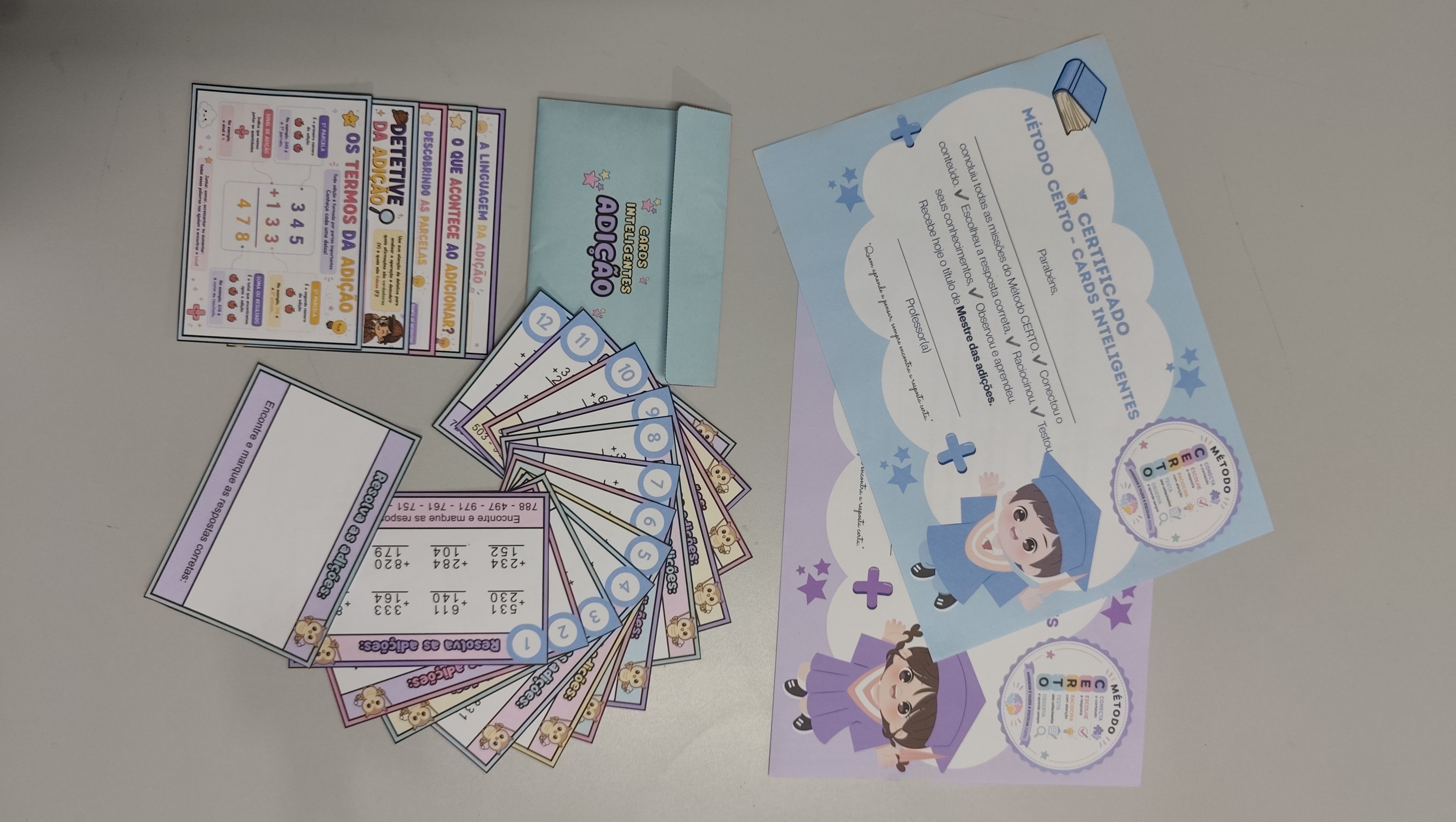 Cards Inteligentes de Adição – Método CERTO — amostra 2: Transforme o ensino da adição em desafios