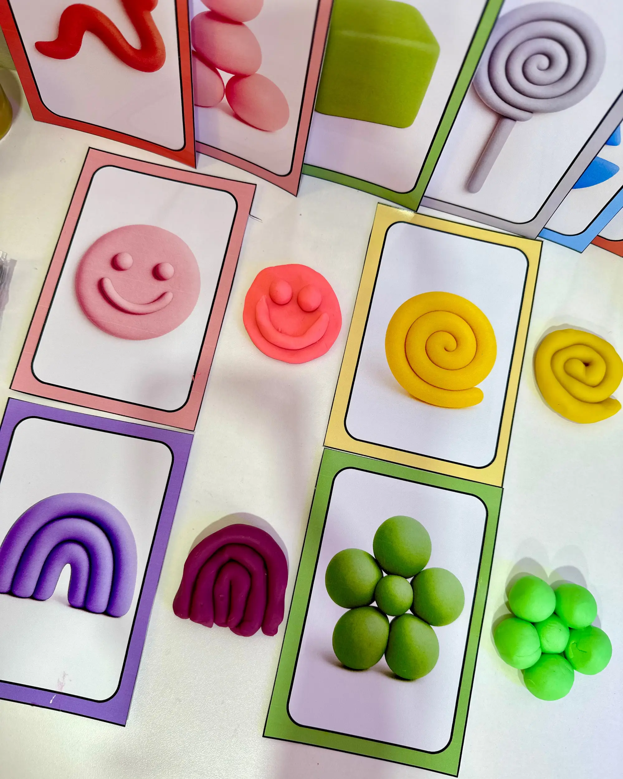 CARDS MODELOS – MASSINHA - 3 a 6 anos. — amostra 3: Uma proposta lúdica e prática para tornar as atividades com massinha…
