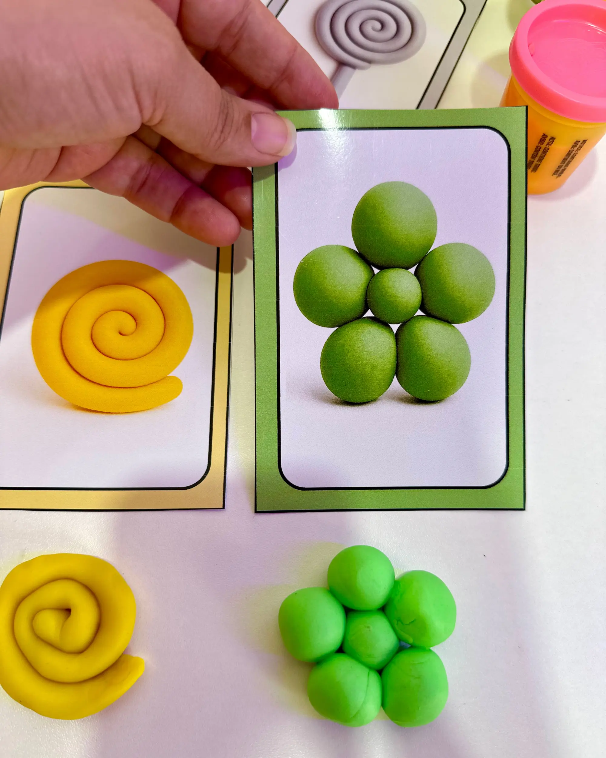CARDS MODELOS – MASSINHA - 3 a 6 anos. — amostra 5: Uma proposta lúdica e prática para tornar as atividades com massinha…
