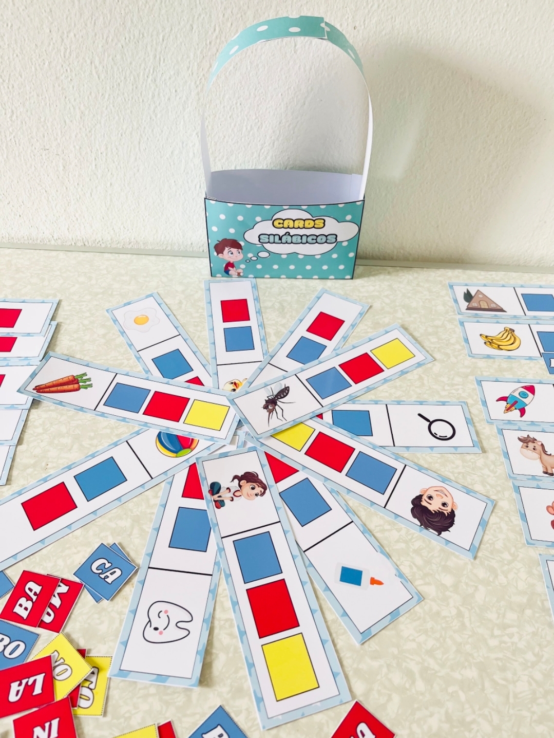 Cards silábicos – PDF para Imprimir | Alfabetização — capa do material