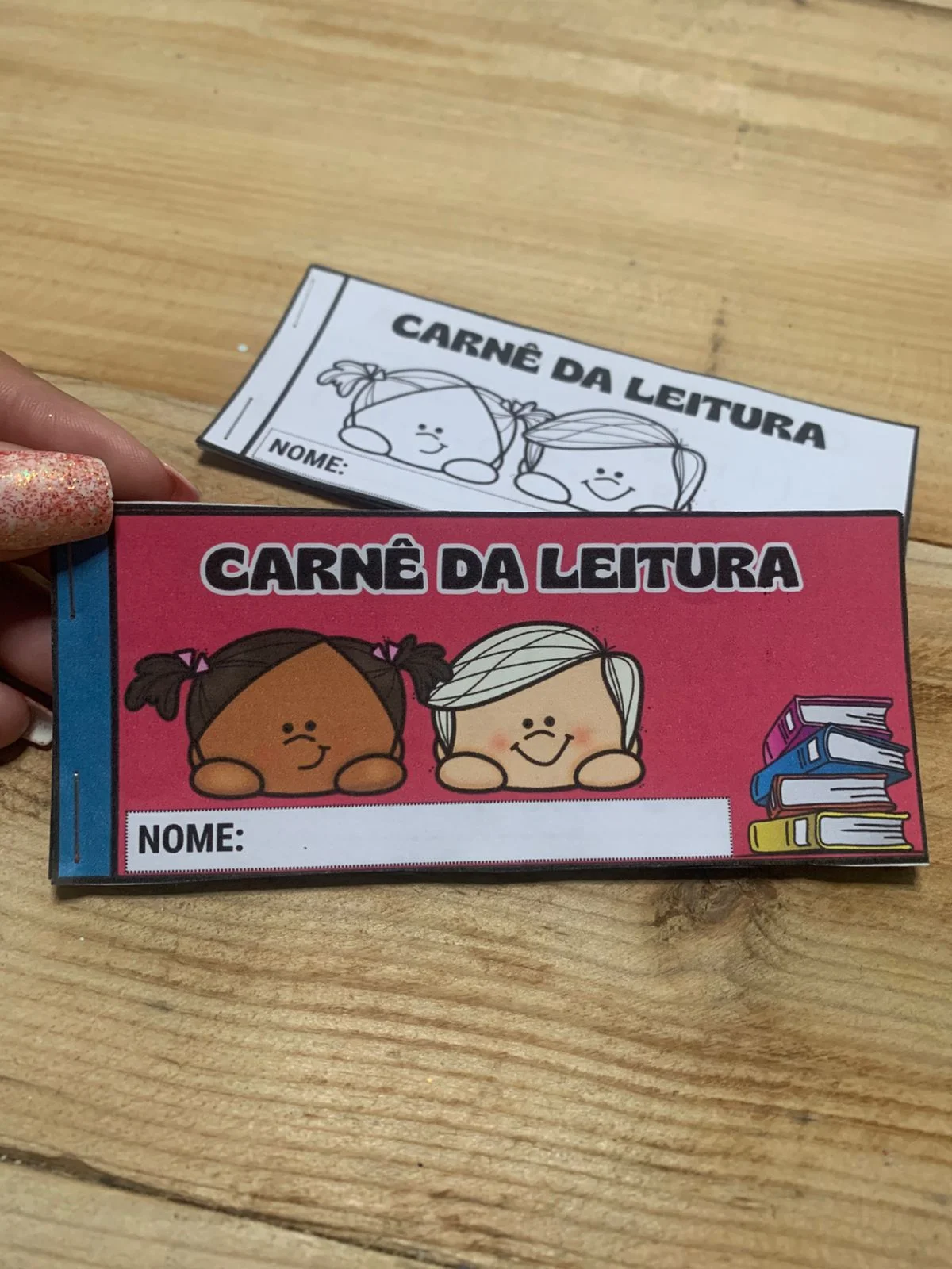 Carnê da Leitura –Alfabetização com Palavras, Frases e Pequenos Textos — capa do material