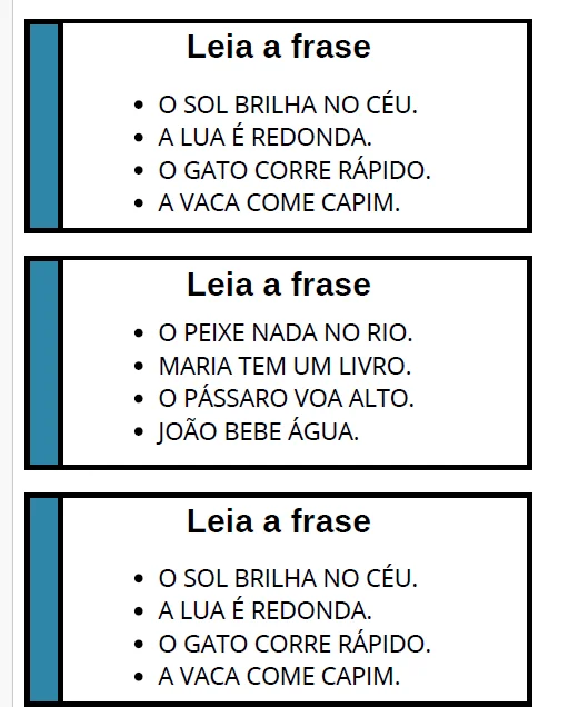 CARNÊ DA LEITURA – UM PASSINHO DE CADA VEZ À FLUÊNCIA LEITORA! 🔤📚 — amostra 2: O Carnê da Leitura foi pensado para…