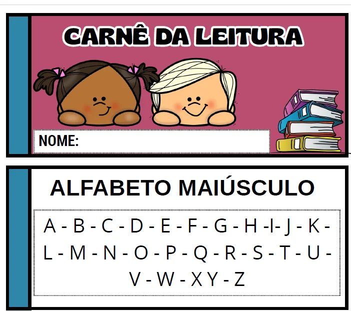 CARNÊ DA LEITURA – UM PASSINHO DE CADA VEZ À FLUÊNCIA LEITORA! 🔤📚 — Alfabetização para Educação Infantil: O Carnê da…