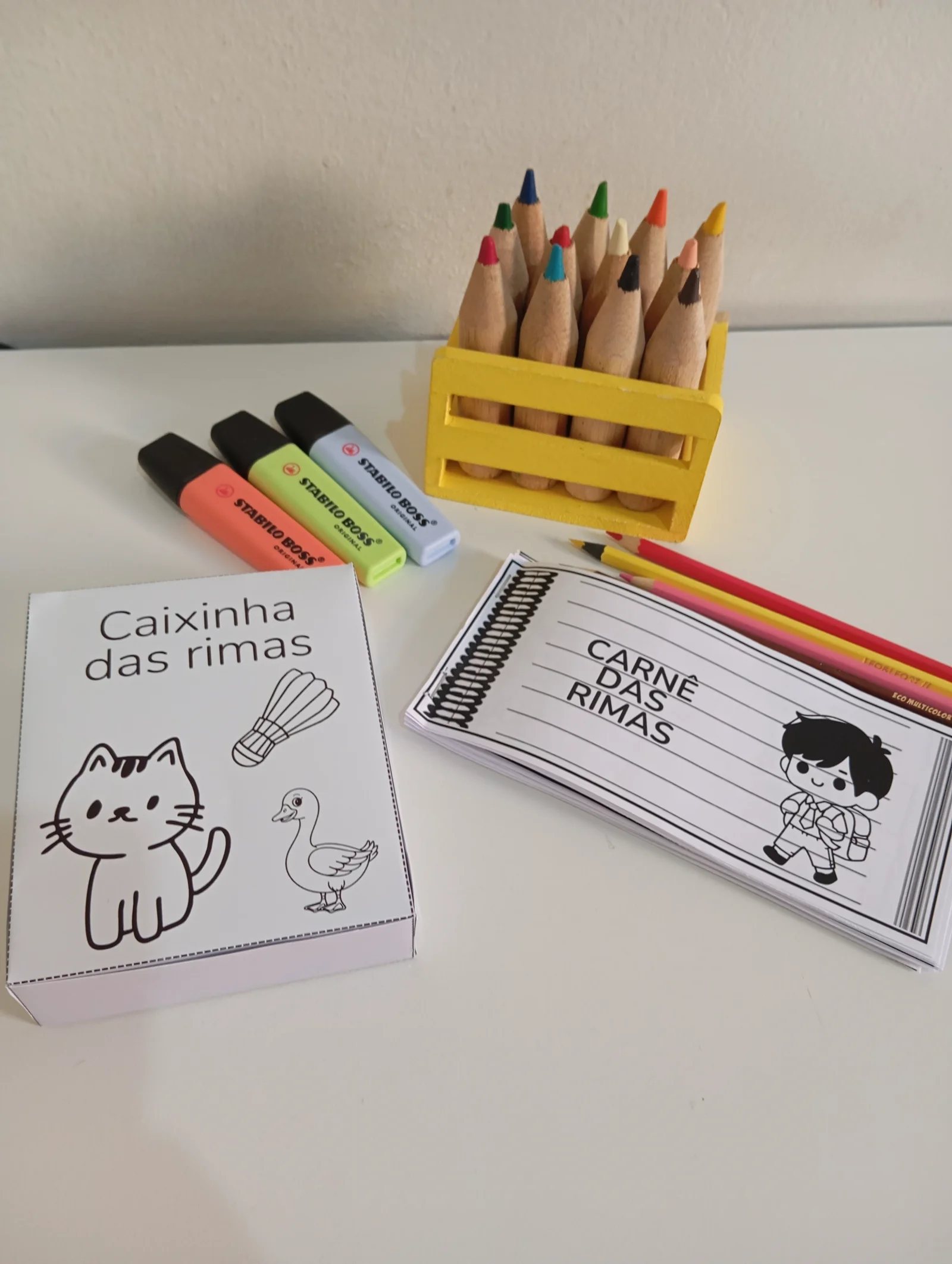 Carnê das Rimas – Atividade Lúdica de Alfabetização — amostra 1: 🎵 CARNÊ DAS RIMAS