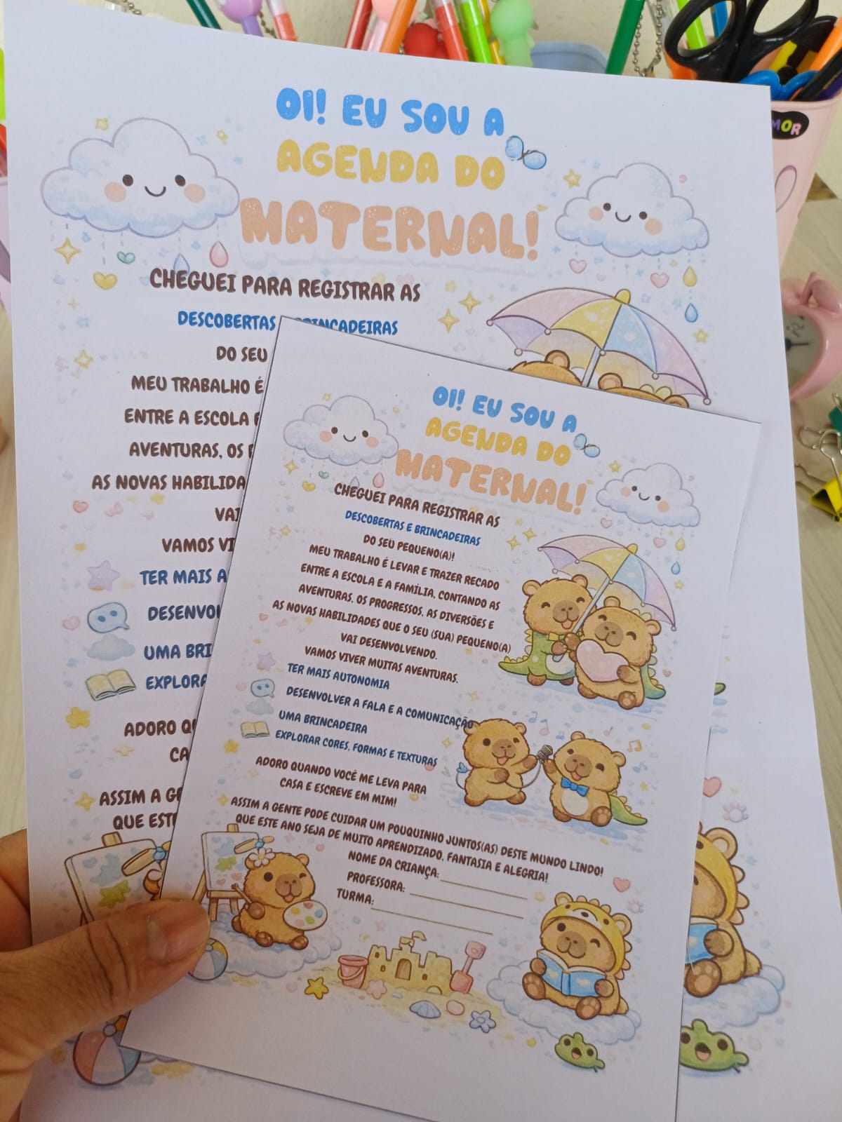 Carta de boas-vindas às famílias para berçário – PDF para Imprimir — amostra 2: Sobre o CARTA DE BOAS-VINDAS ÀS FAMÍLIAS…