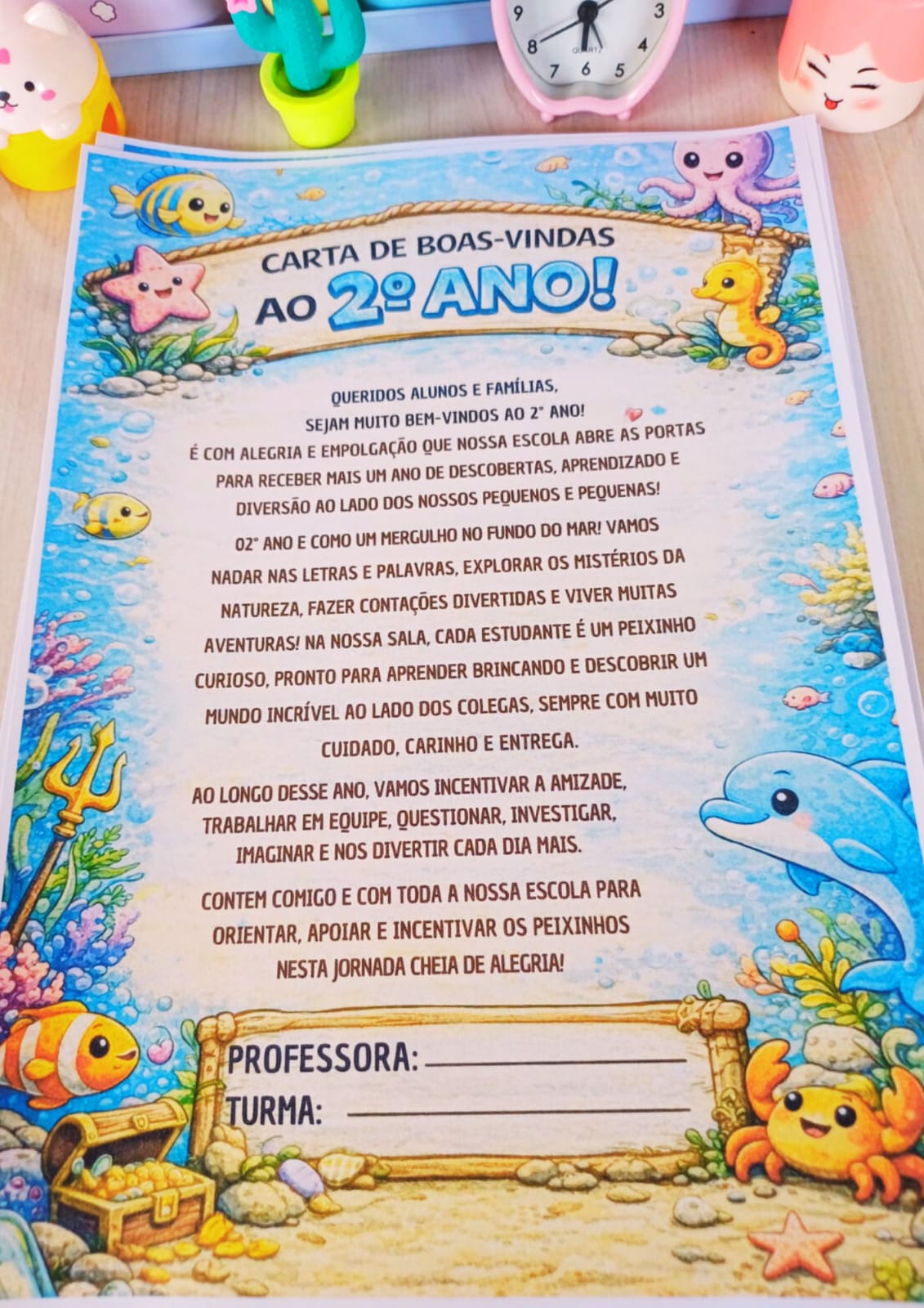 Carta de boas-vindas às famílias para o 2º ano – PDF para Imprimir — Apostilas para 2º ano: Quer começar o ano (ou um novo…