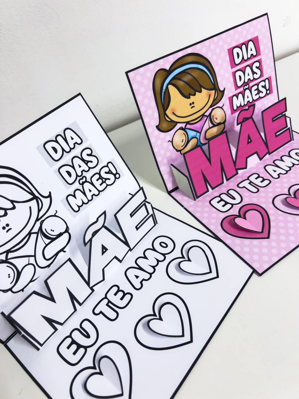 Cartão 3D Dia das Mães para Imprimir – Lembrancinha Criativa Educação Infantil — amostra 5: Este material pedagógico é um…