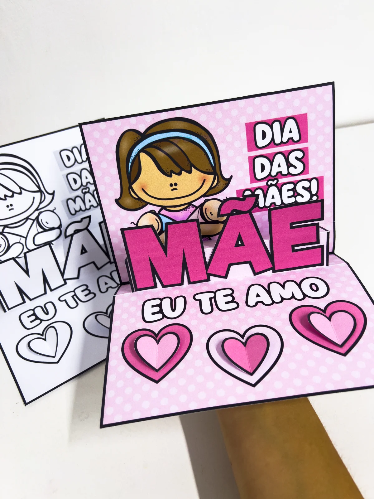 Cartão 3D Dia das Mães para Imprimir – Lembrancinha Criativa Educação Infantil — amostra 6: Este material pedagógico é um…
