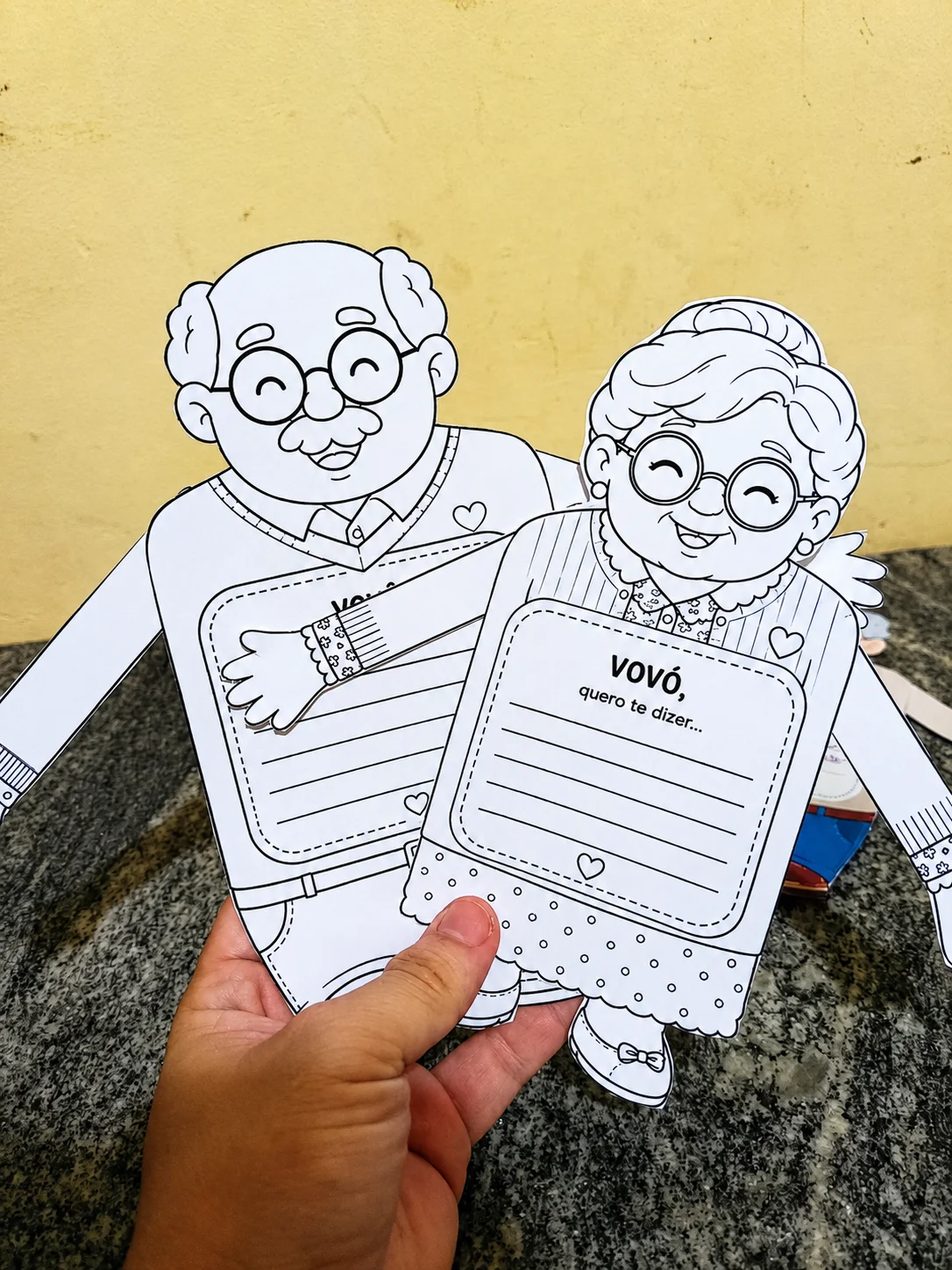 Cartão Abraço dos Avós - Lembrancinha que emociona ♥️ — amostra 2: Cartão Abraço dos Avós – Uma lembrança que emociona