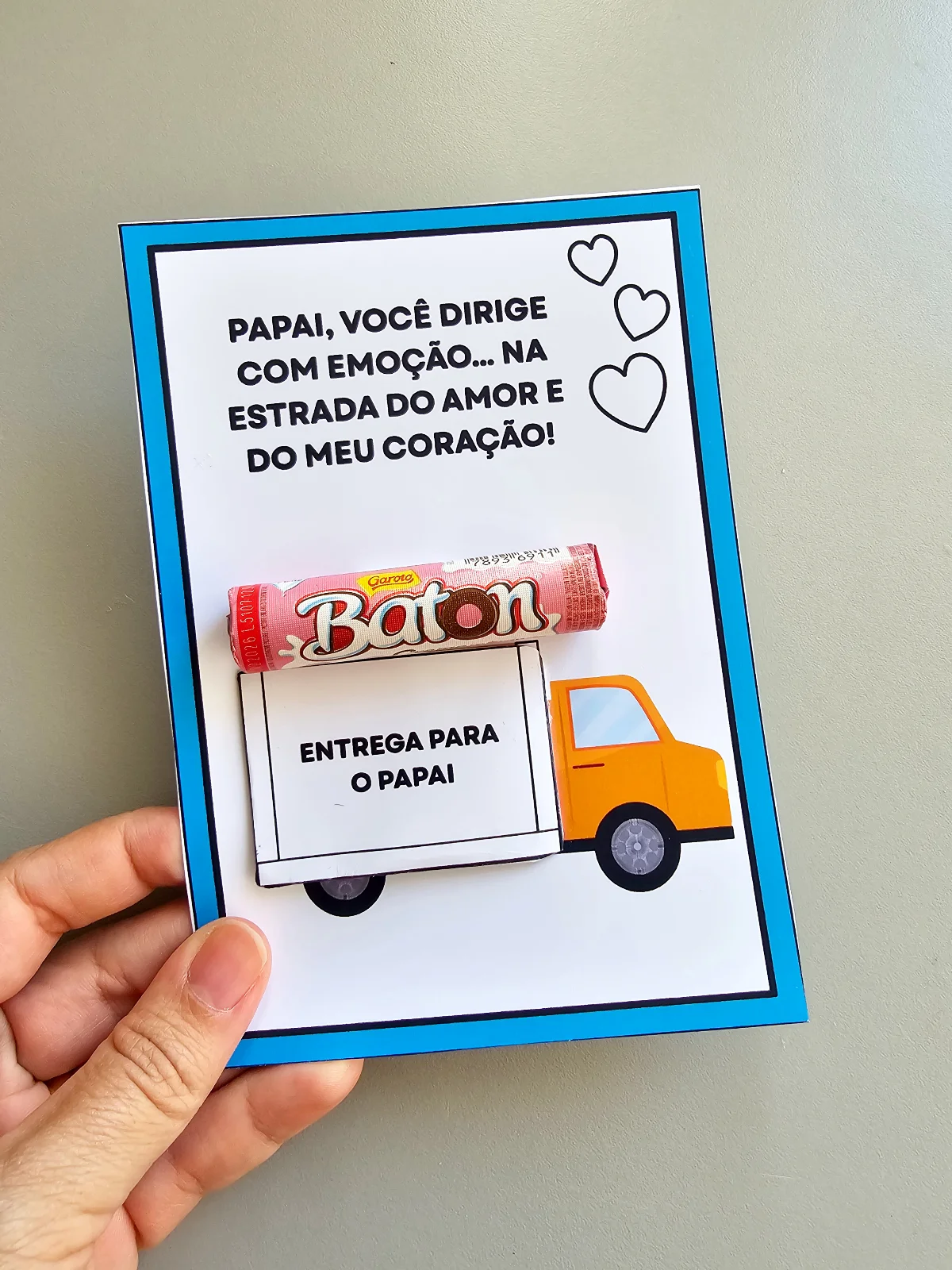 Cartão Caminhão do Papai - Lembrancinha Criativa para o Dia dos Pais — Português para Educação Infantil: Deixe o Dia dos…