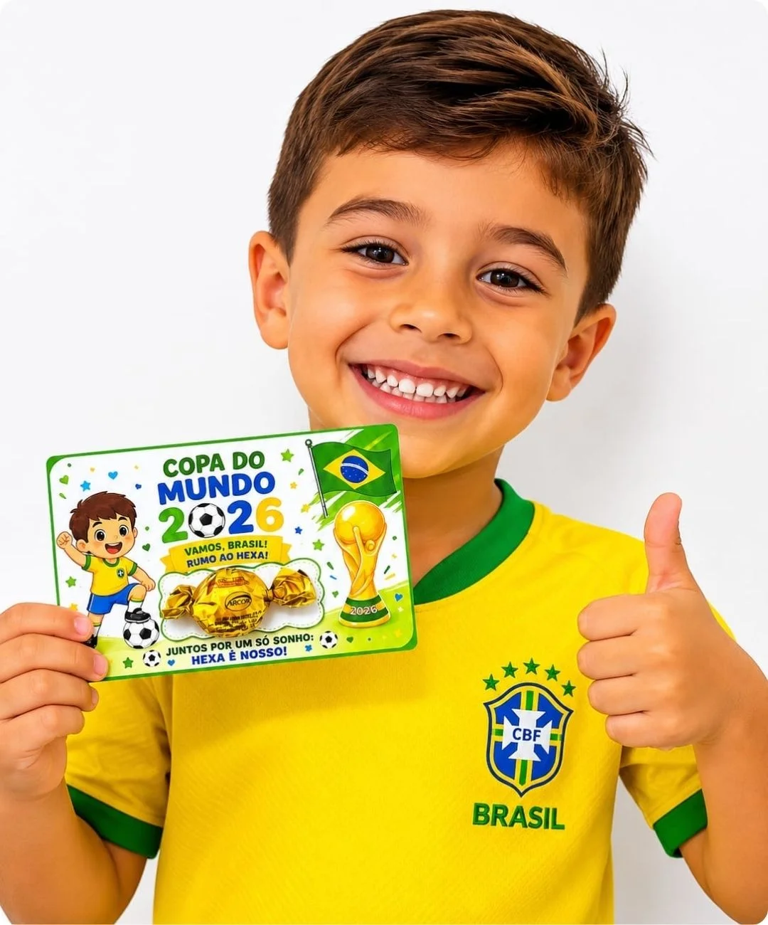 Cartão da Copa para imprimir — Educação Infantil e Fundamental — amostra 1: Como preparar e usar com a turma