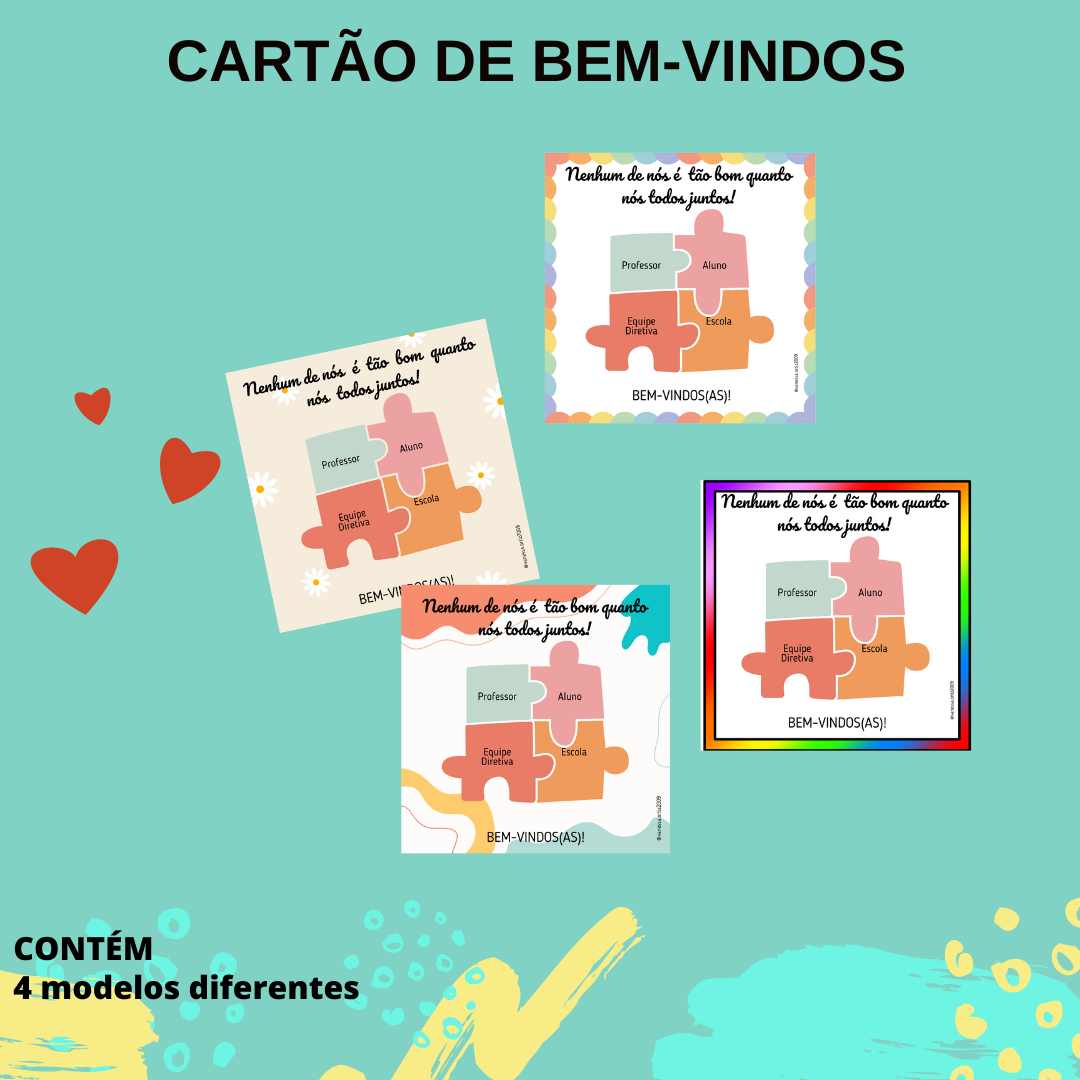 Cartão de bem-vindos – Material Pedagógico — capa do material