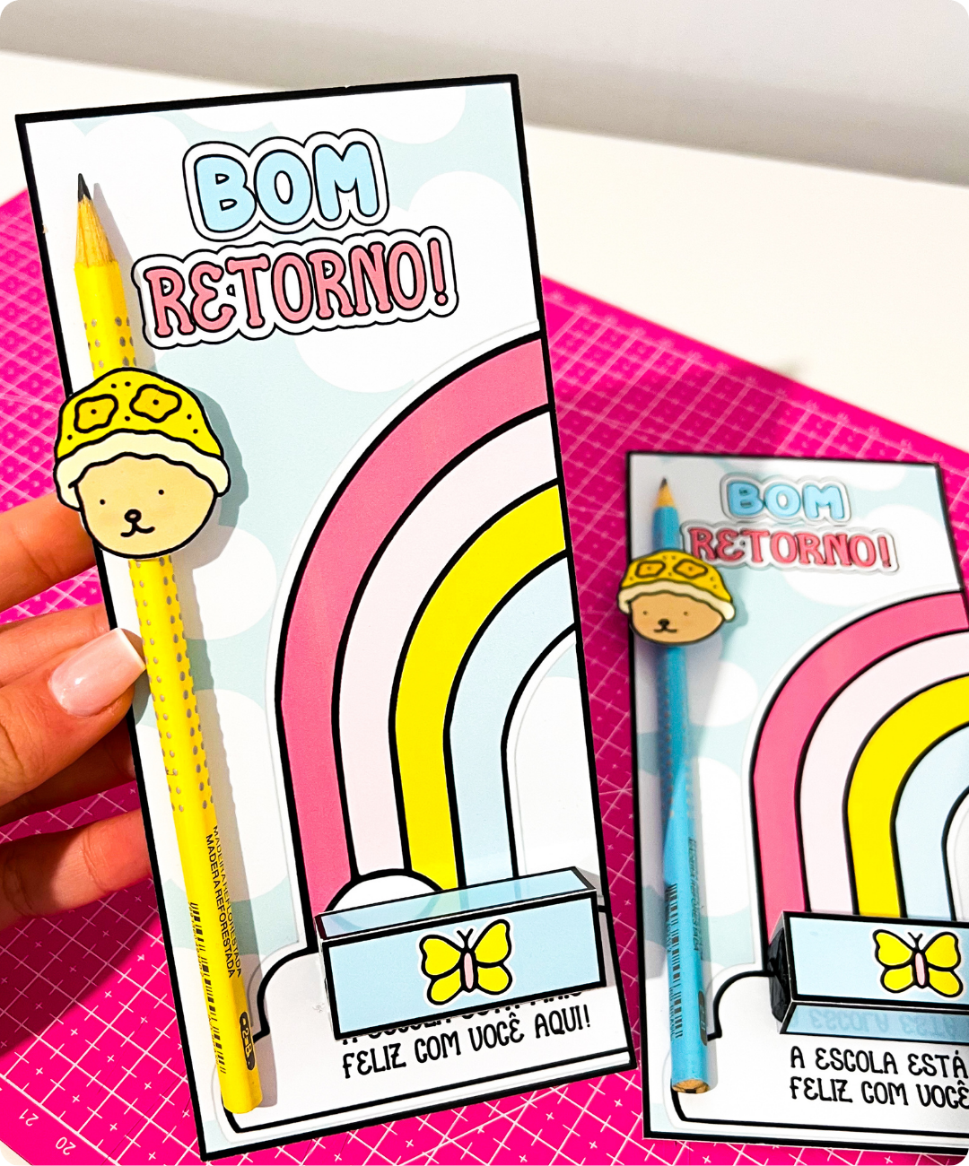 Cartão de Bobbie Goods para imprimir — amostra 3: O que compõe o material