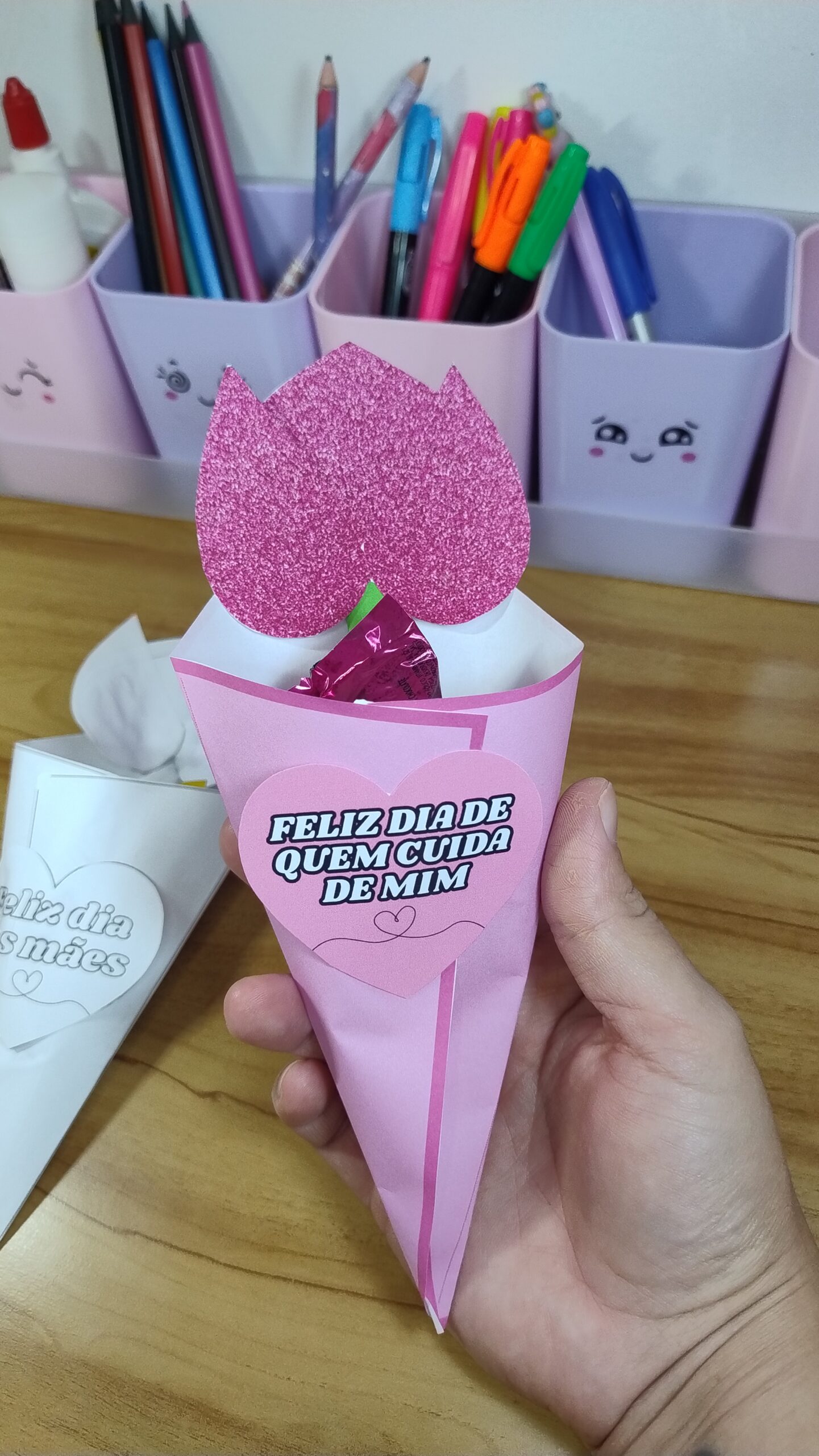 Cartão de Dia das Mães para imprimir: Infantil e Alfabetização — amostra 2: Como conduzir a atividade com as crianças