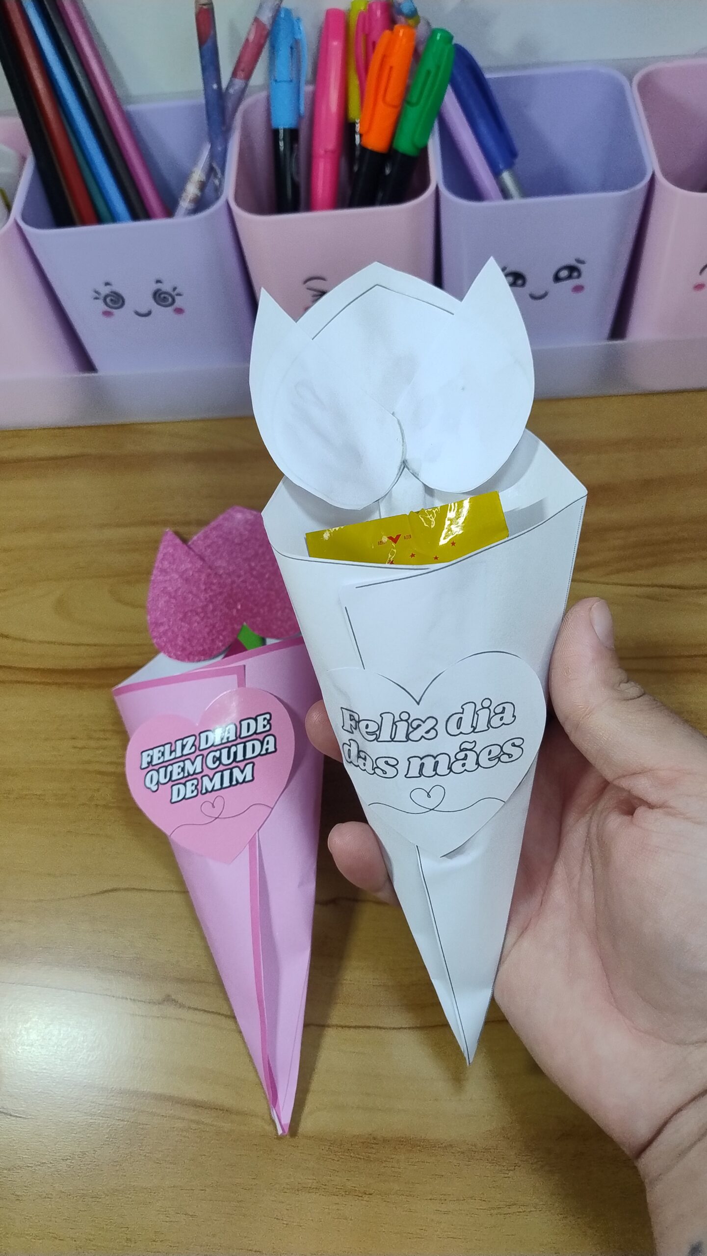 Cartão de Dia das Mães para imprimir: Infantil e Alfabetização — amostra 4: Para quais turmas é indicado