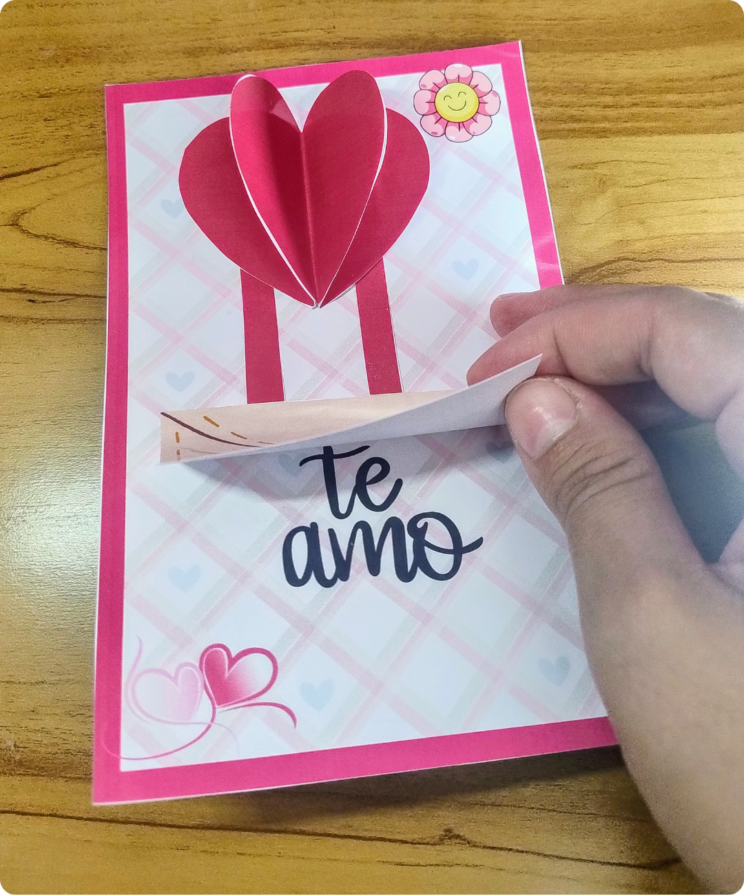 Cartão de Dia das Mães para imprimir — amostra 1: Uma homenagem para preparar com a turma