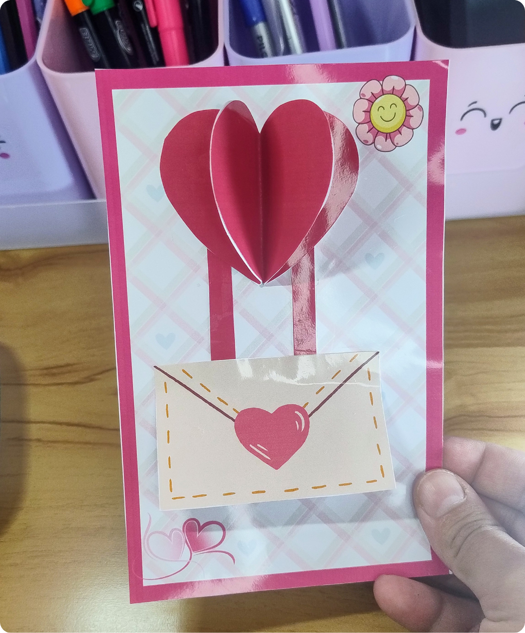 Cartão de Dia das Mães para imprimir — amostra 2: Como aplicar em sala