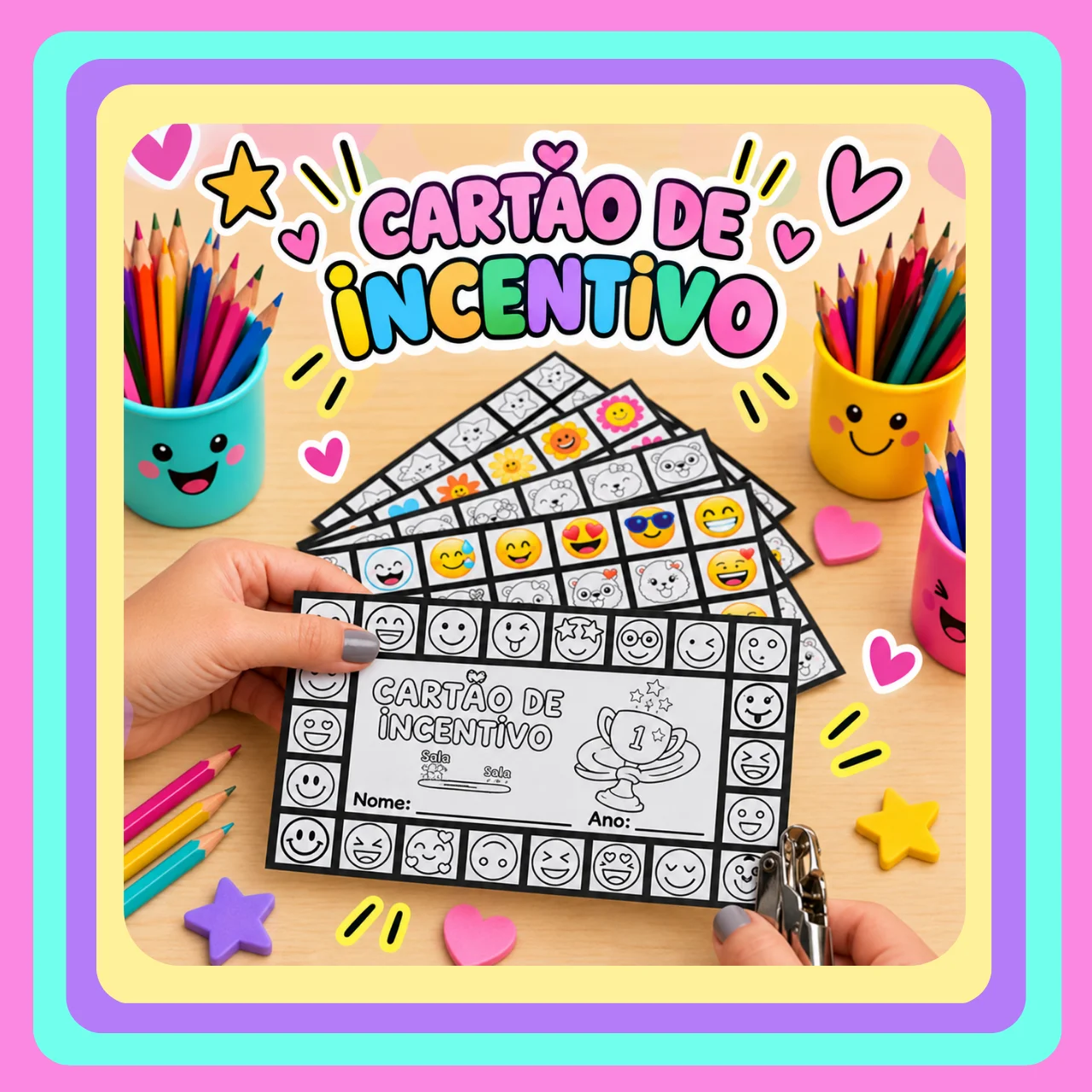 Cartão de Incentivo para bom comportamento – Ensino Fundamental — capa do material