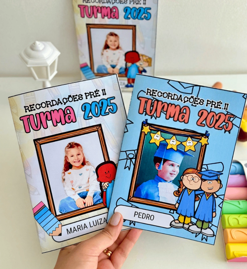 Cartão de Recordações Personalizável para Educação Infantil — Atividades para Educação Infantil: Crie uma lembrança da…