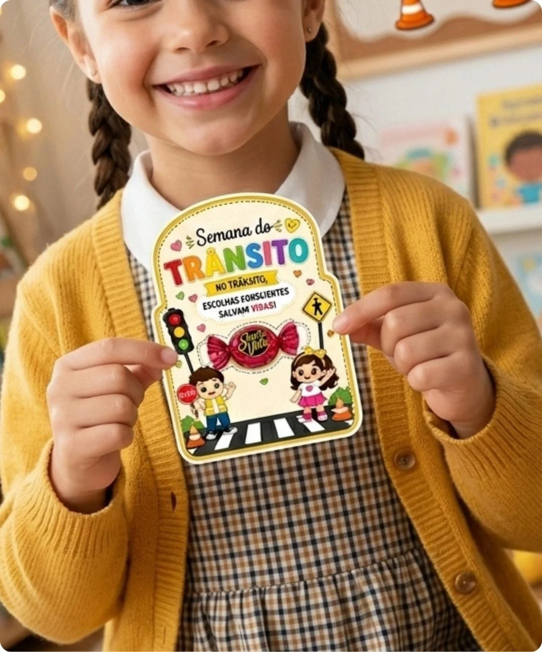 Cartão de trânsito para imprimir — Datas comemorativas para Educação Infantil: Prepare a entrega da Semana do Trânsito com…