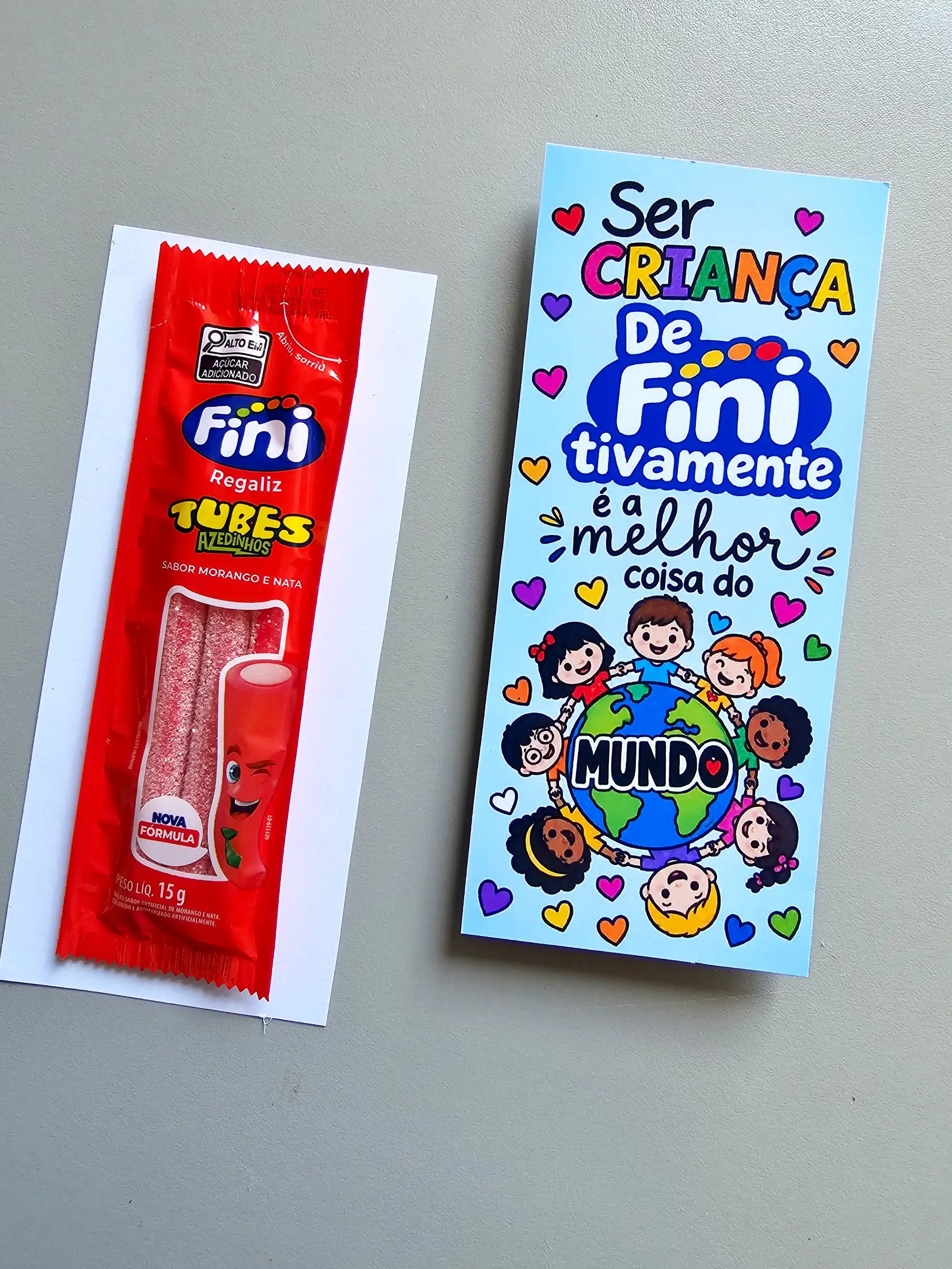 Cartão Dia das Crianças em PDF - Lembrancinha — amostra 3: Lembrancinha do Dia das Crianças em PDF