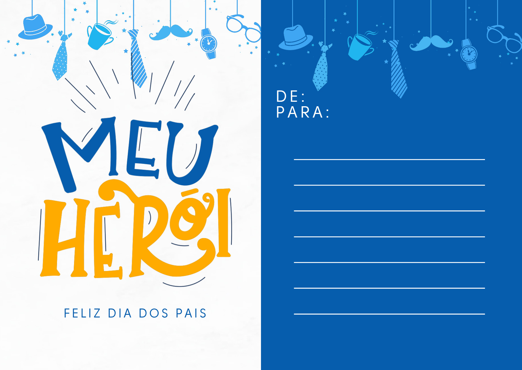Cartão dia dos pais – Material Pedagógico — Datas comemorativas para Todas as séries: CARTÃO DIA DOS PAIS Um presente…
