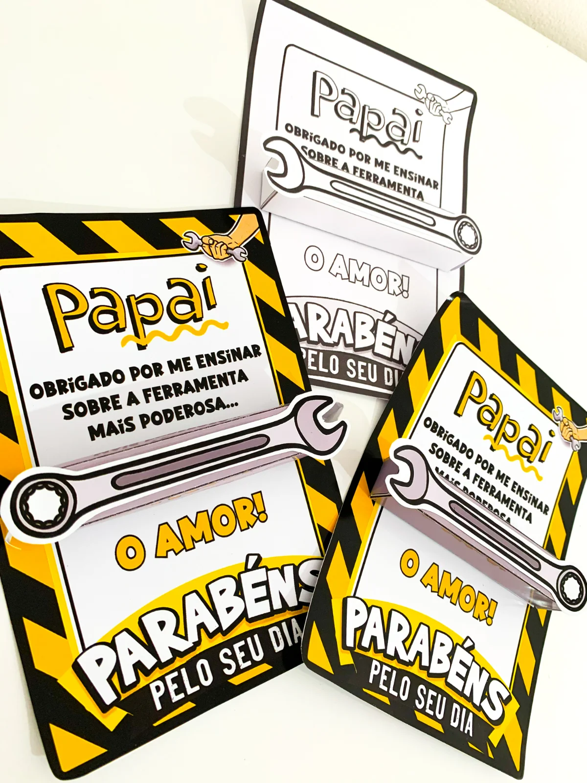 Cartão Dia dos Pais – Tema: Ferramentas – PDF para Imprimir — amostra 4: Uma lembrança criativa e cheia de carinho para…