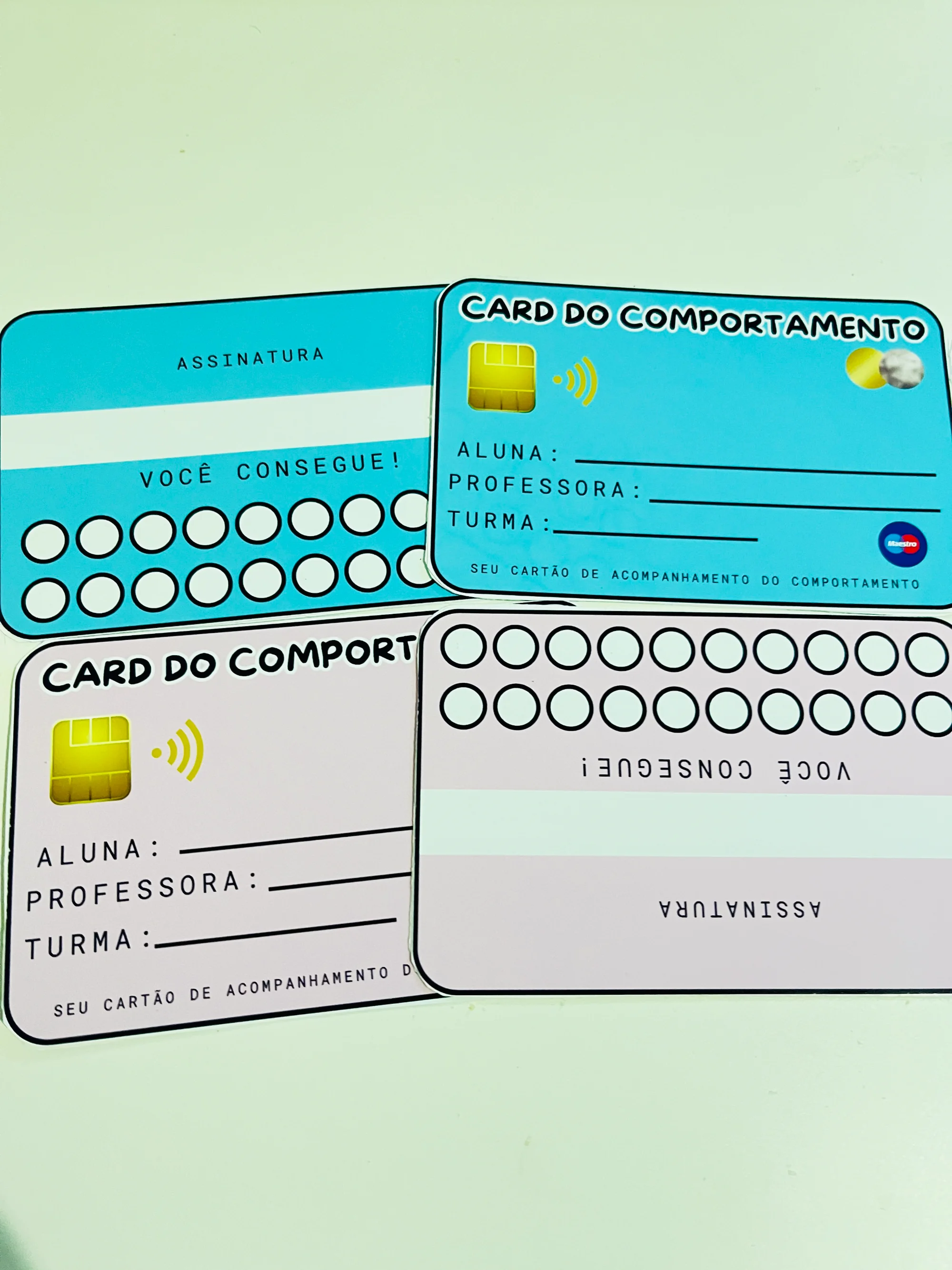 CARTÃO DO COMPORTAMENTO — capa do material