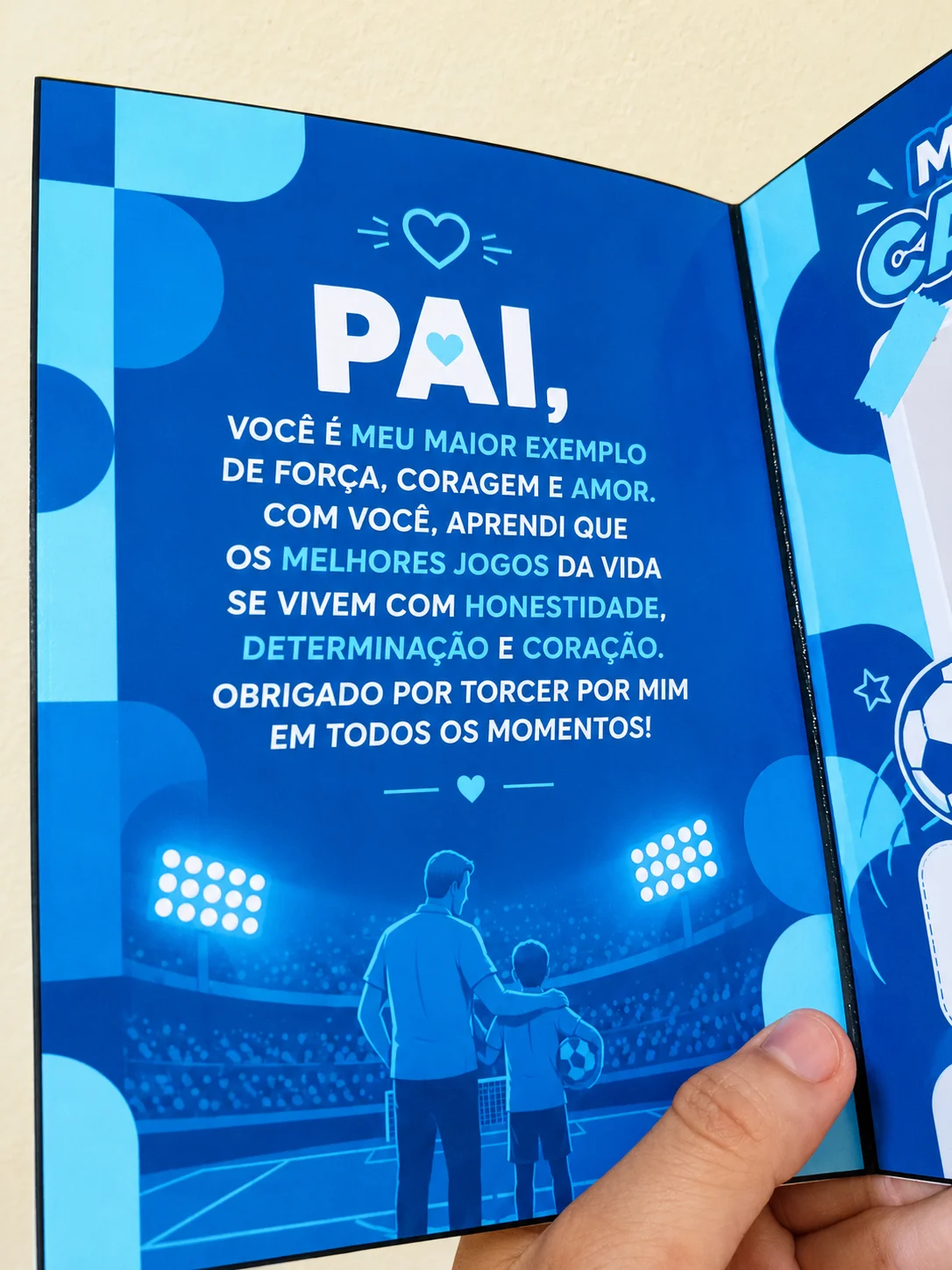 Cartão Editável Meu Maior Campeão – Dia dos Pais — amostra 1: O Cartão Editável Meu Maior Campeão é uma homenagem criativa…