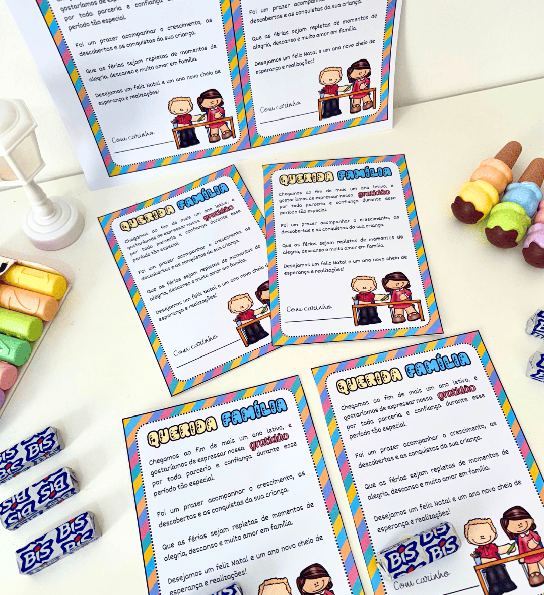 Cartão Editável Querida Família em PDF e Canva — amostra 4: Para quem é indicado