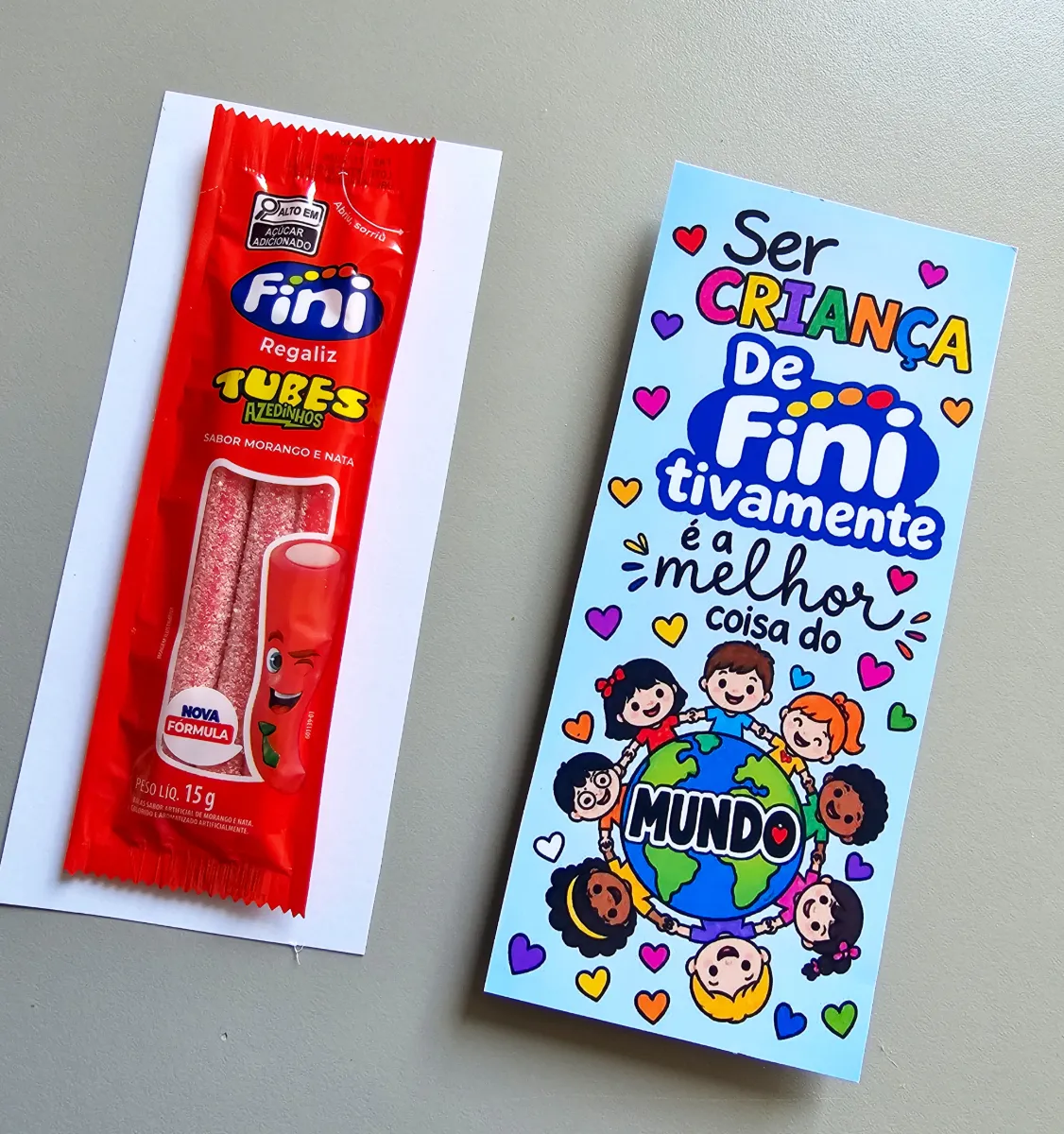 Cartão Fini – Dia das Crianças — amostra 3: 🍭💖 UM MIMO DOCE QUE VAI FAZER O DIA DAS CRIANÇAS AINDA MAIS ESPECIAL