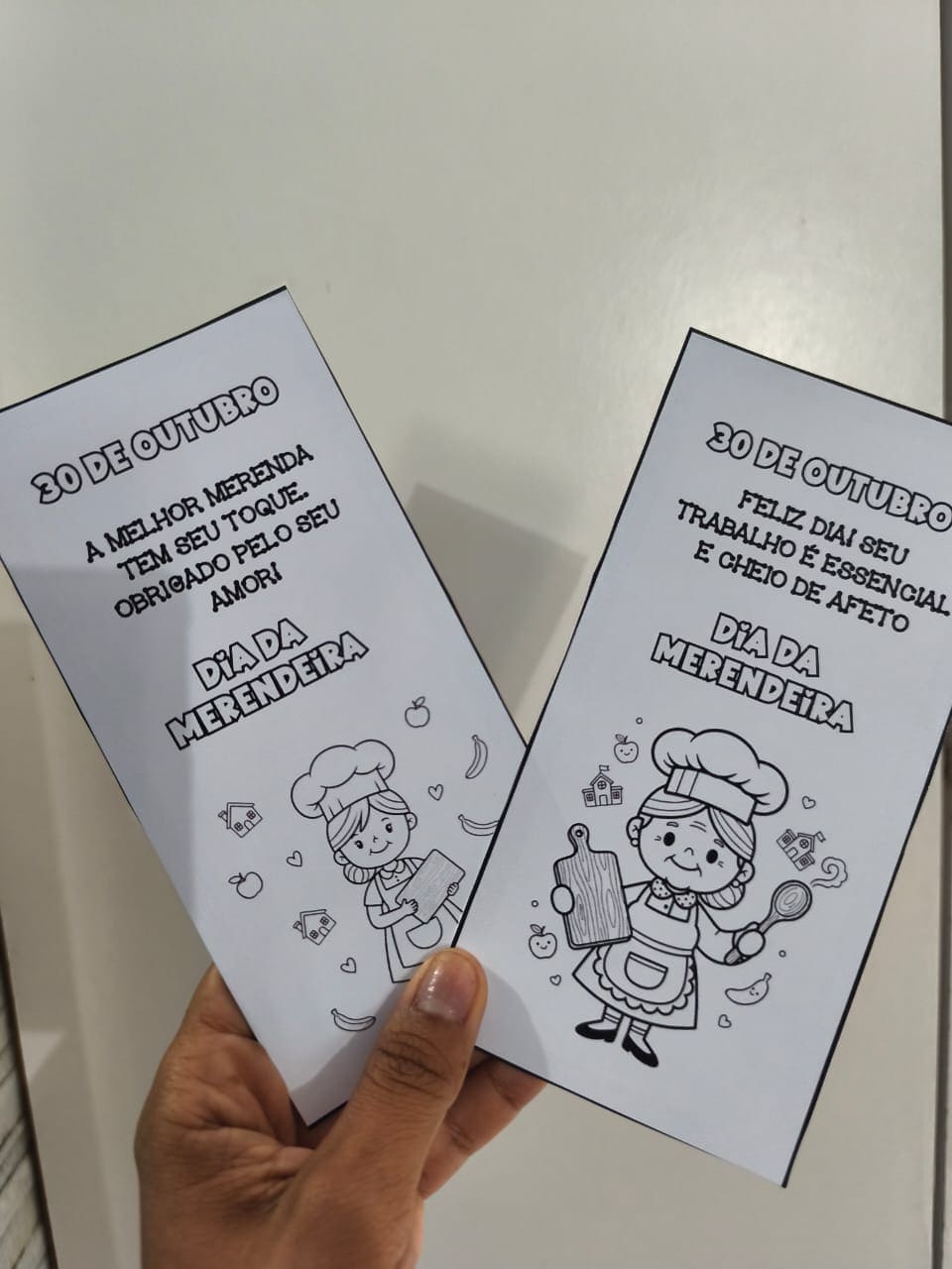 Cartão - homenagem às merendeiras – Material Pedagógico — amostra 1: Sobre o CARTÃO - HOMENAGEM ÀS MERENDEIRAS