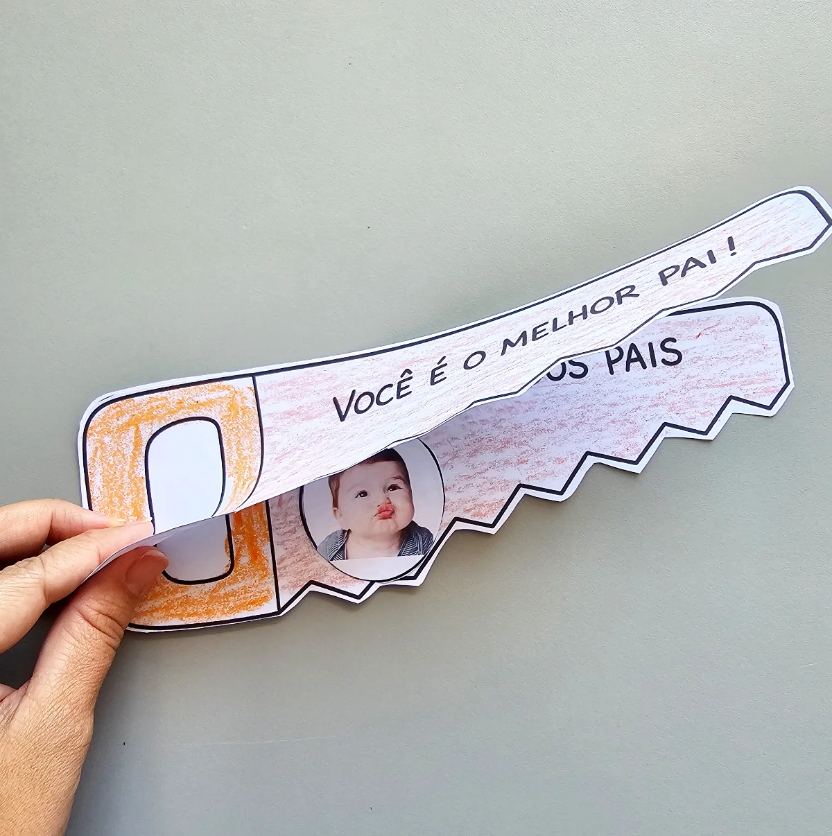 Cartão Interativo Dia dos Pais "Serrote Papai" com Foto — capa do material