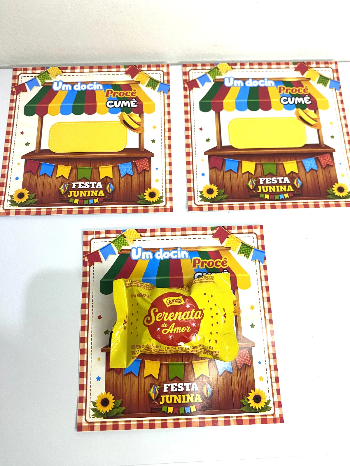 Cartão Junino Um Docin Pra Ocê Comer | Lembrancinha Festa Junina — Datas comemorativas para Educação Infantil: Uma…