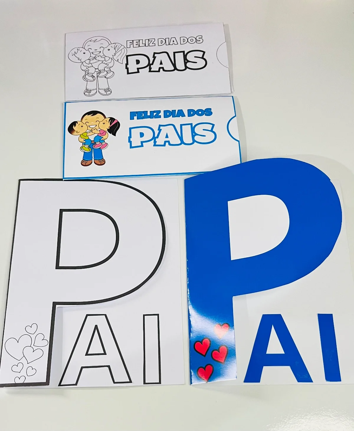 💙 👔 Cartão Lembrança Carinhosa para o Dia dos Pais 👔🎁 — amostra 3: 💙 Uma lembrança criativa, afetiva e fácil de…