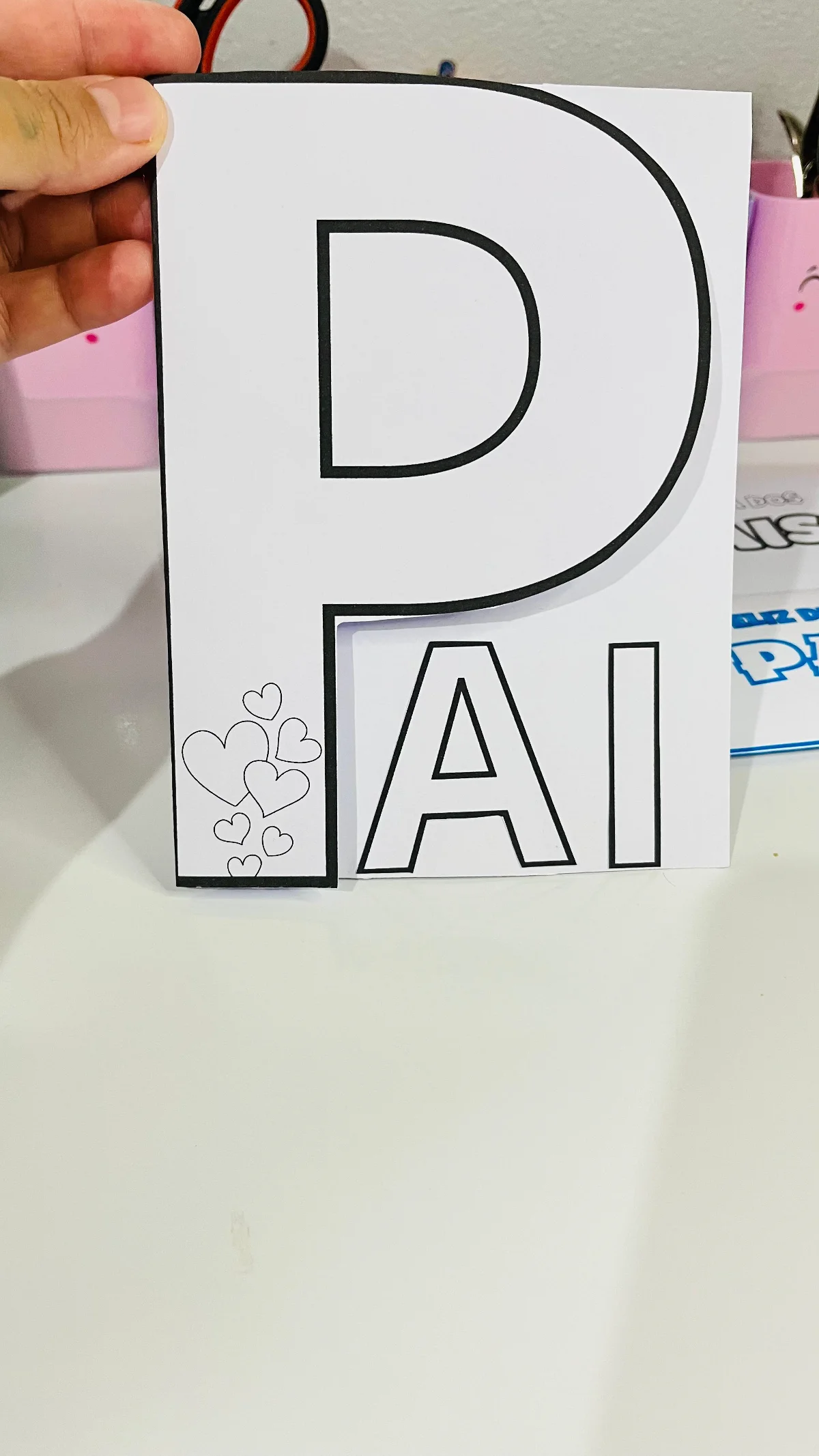 💙 👔 Cartão Lembrança Carinhosa para o Dia dos Pais 👔🎁 — amostra 4: 💙 Uma lembrança criativa, afetiva e fácil de…