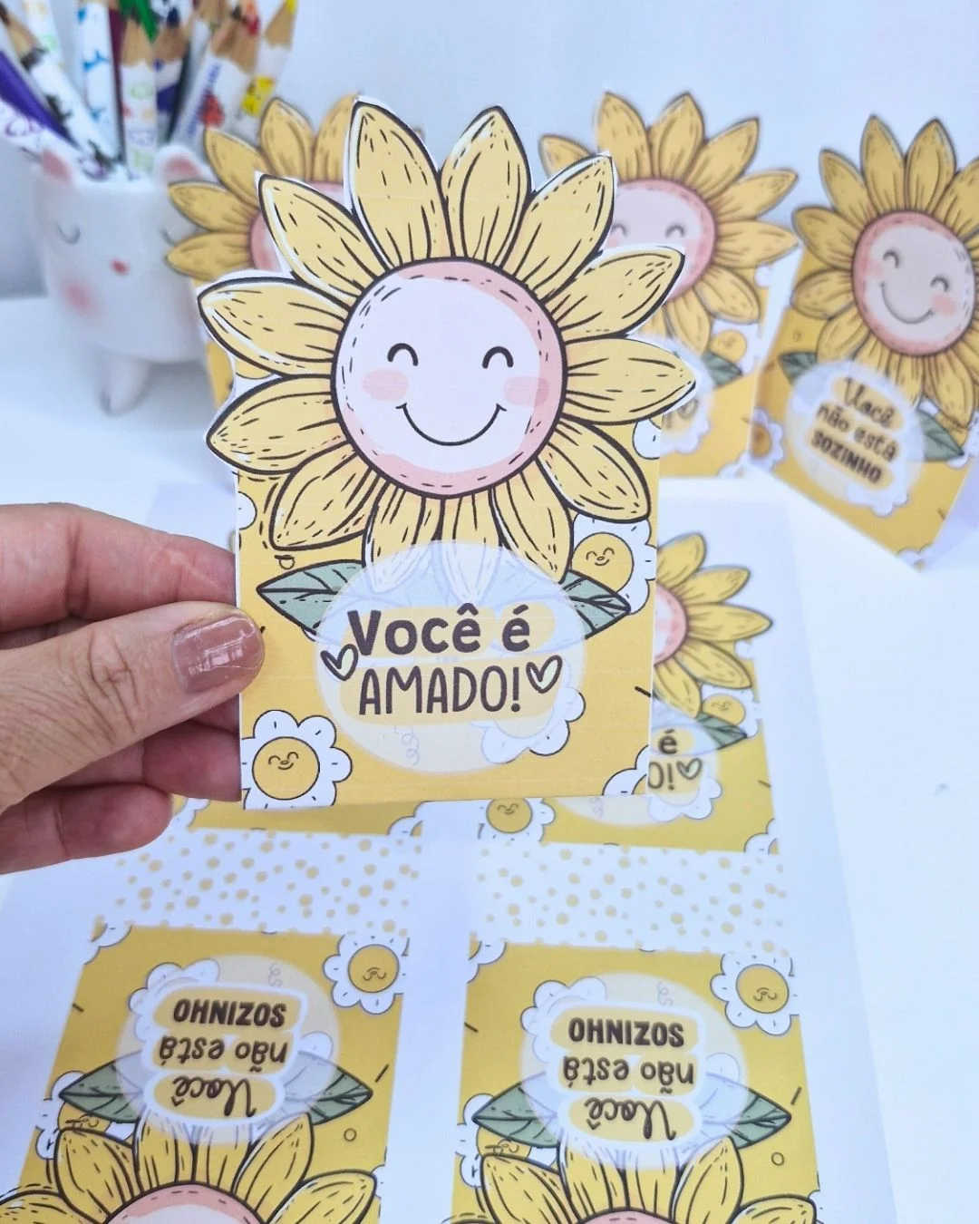 Cartão para Bombom – Você é Amado – PDF para Imprimir — amostra 4: Um mimo delicado que transmite uma mensagem de amor,…