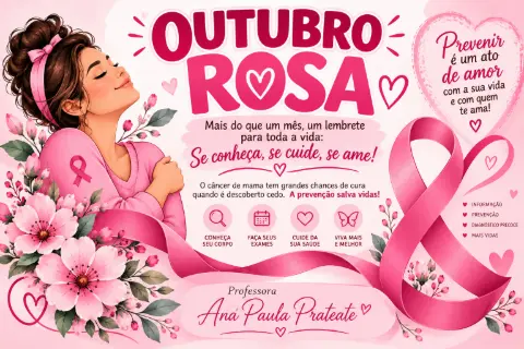 CARTÃO PARA POR CHOCOLATE OUTUBRO ROSA — capa do material