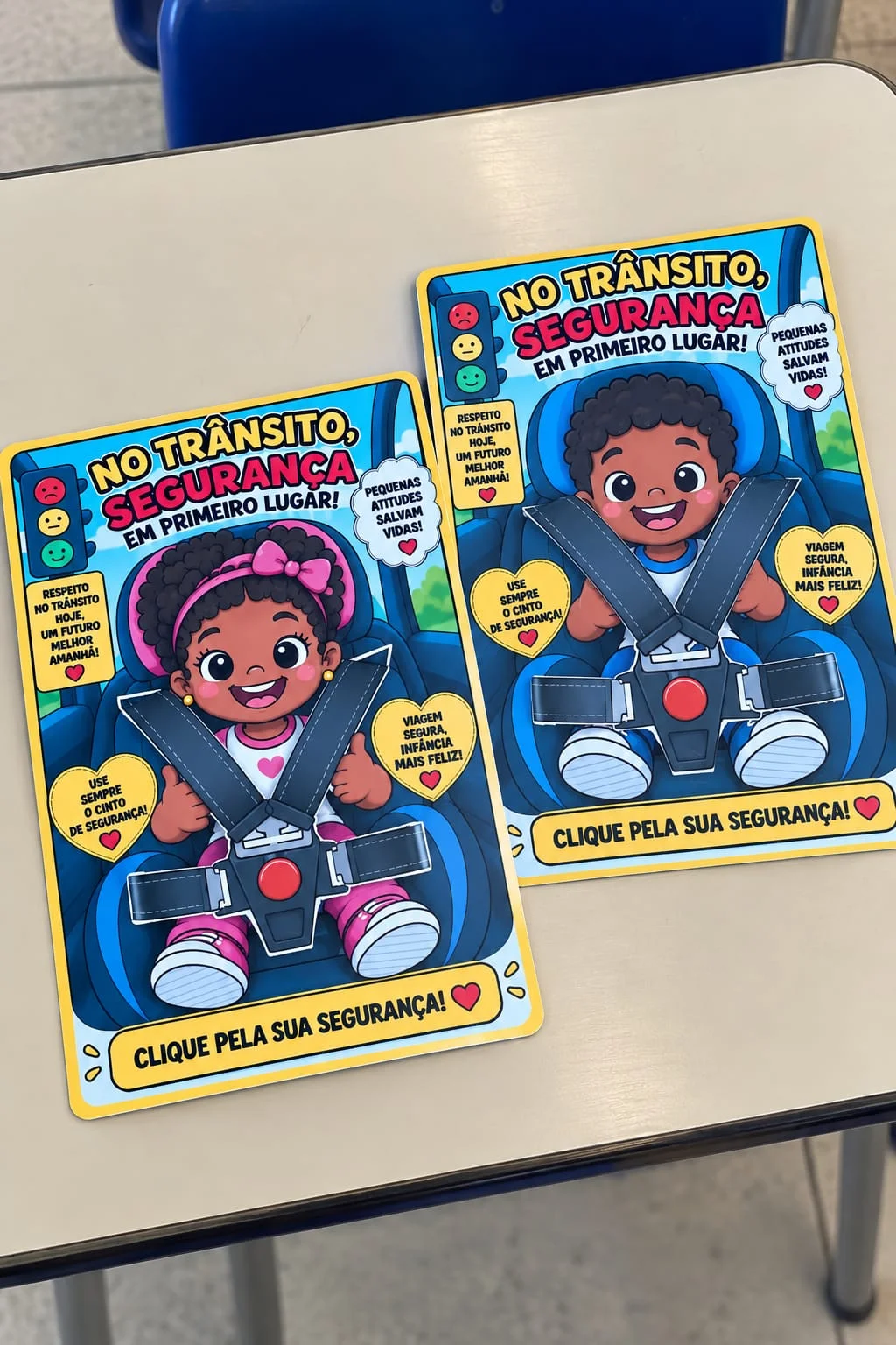 Cartão Trânsito - Seguro-Dia do Trânsito -Ensino infantil — Datas comemorativas para Educação Infantil: Cartão Trânsito…