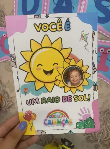 🌞✨ Cartão “Você é um Raio de Sol!” – Dia das Crianças ✨🌞 — capa do material