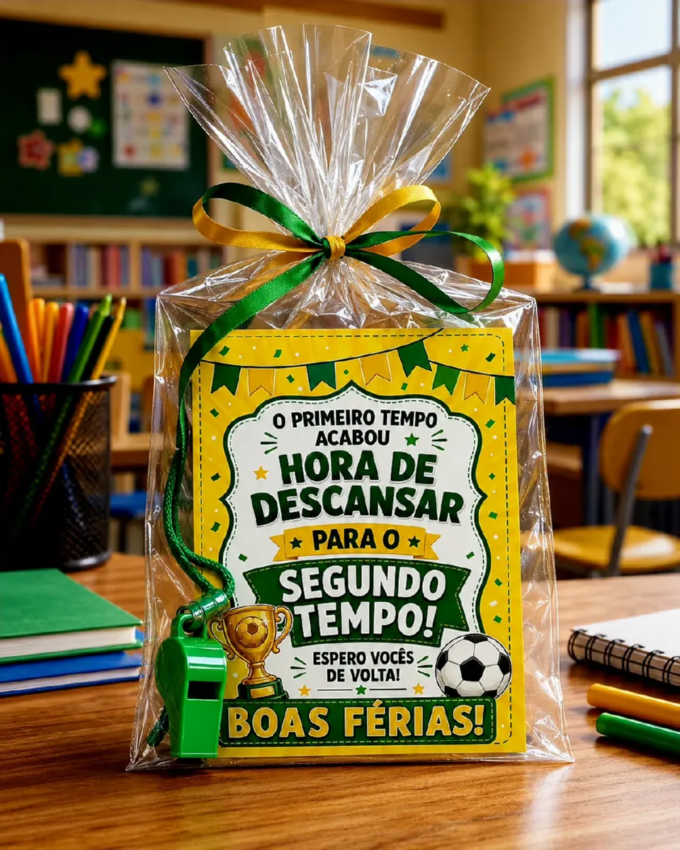 Cartãozinho Férias Copa – PDF para Imprimir — Alfabetização para Todas as séries: Lembrancinha férias no tema copa do mundo
