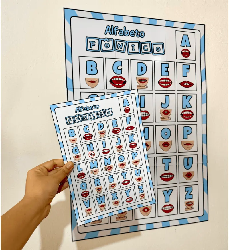 Cartaz Alfabeto Fônico com Boquinhas para Alfabetização — Alfabetização para Educação Infantil: Apoie a aprendizagem do…