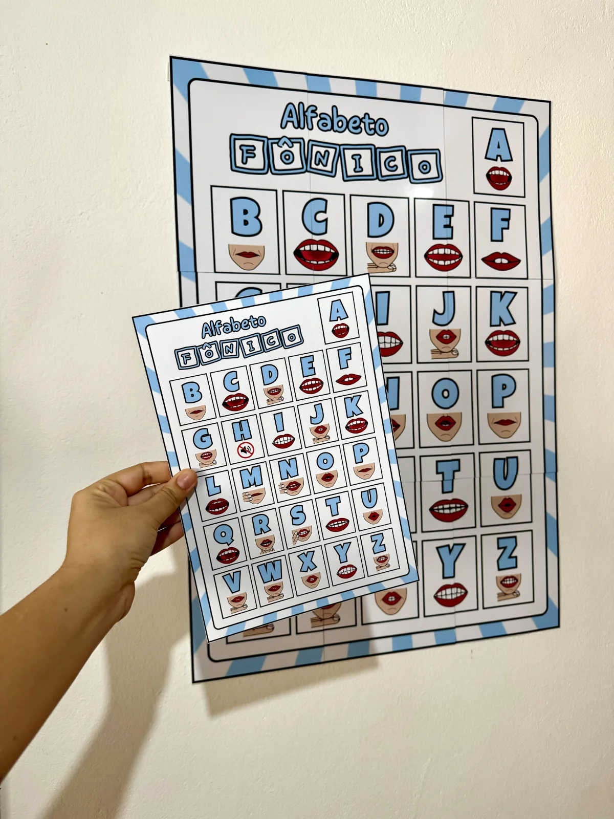 Cartaz Alfabeto Fônico para trabalhar alfabetização — amostra 1: Cartaz Alfabeto Fônico para trabalhar o Alfabeto com…