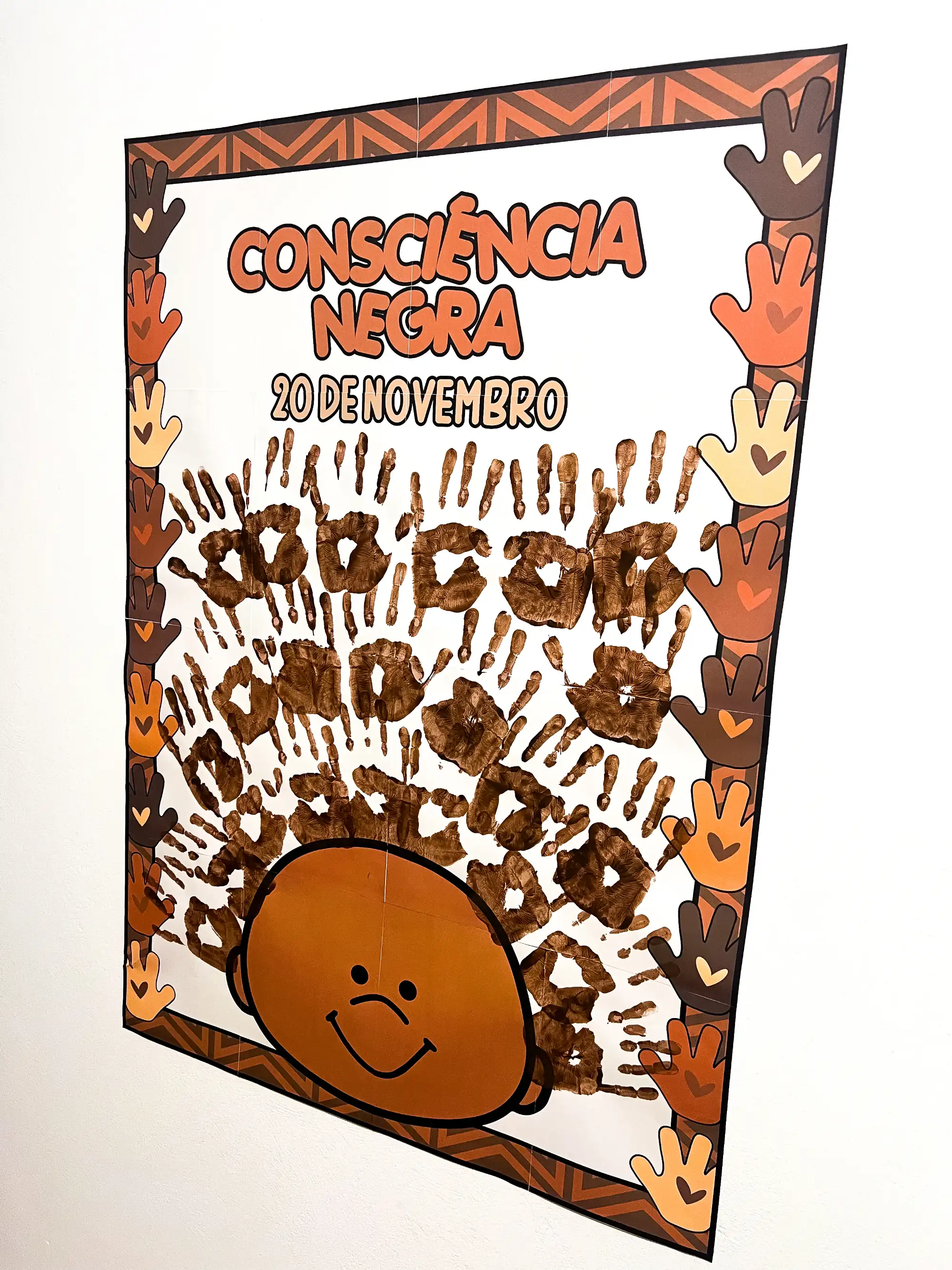 Cartaz Colaborativo Consciência Negra – 20 de Novembro — amostra 1: O que acompanha o material