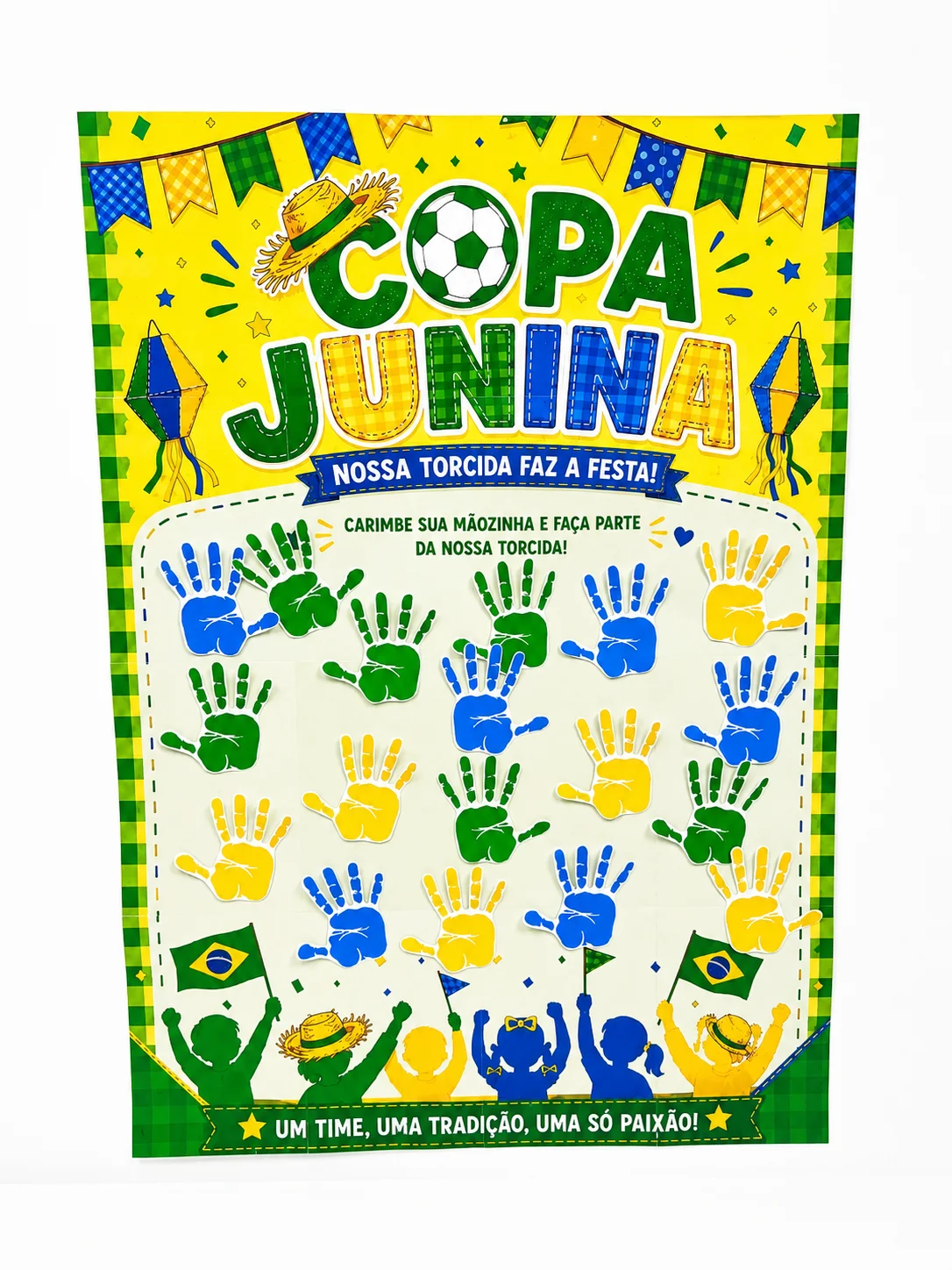 Cartaz Colaborativo Copa Junina — amostra 5: O Cartaz Colaborativo Copa Junina é um recurso lúdico e divertido para…